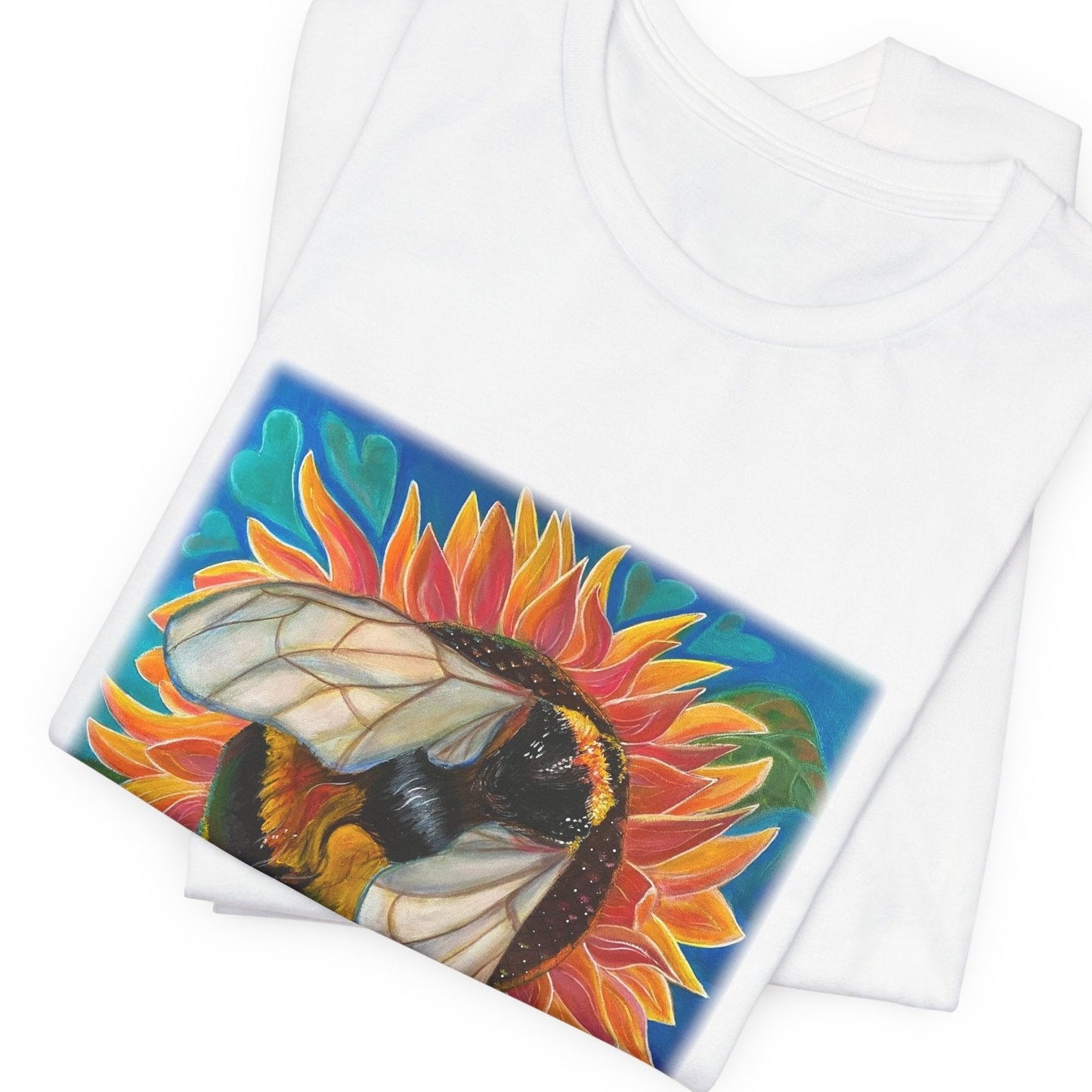 Bee Unisex TShirt - Bees Spread Love from Mama Mosaic Artworks