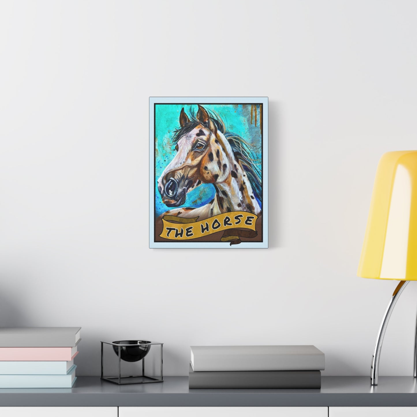 Tarot The Horse Canvas Wall Art