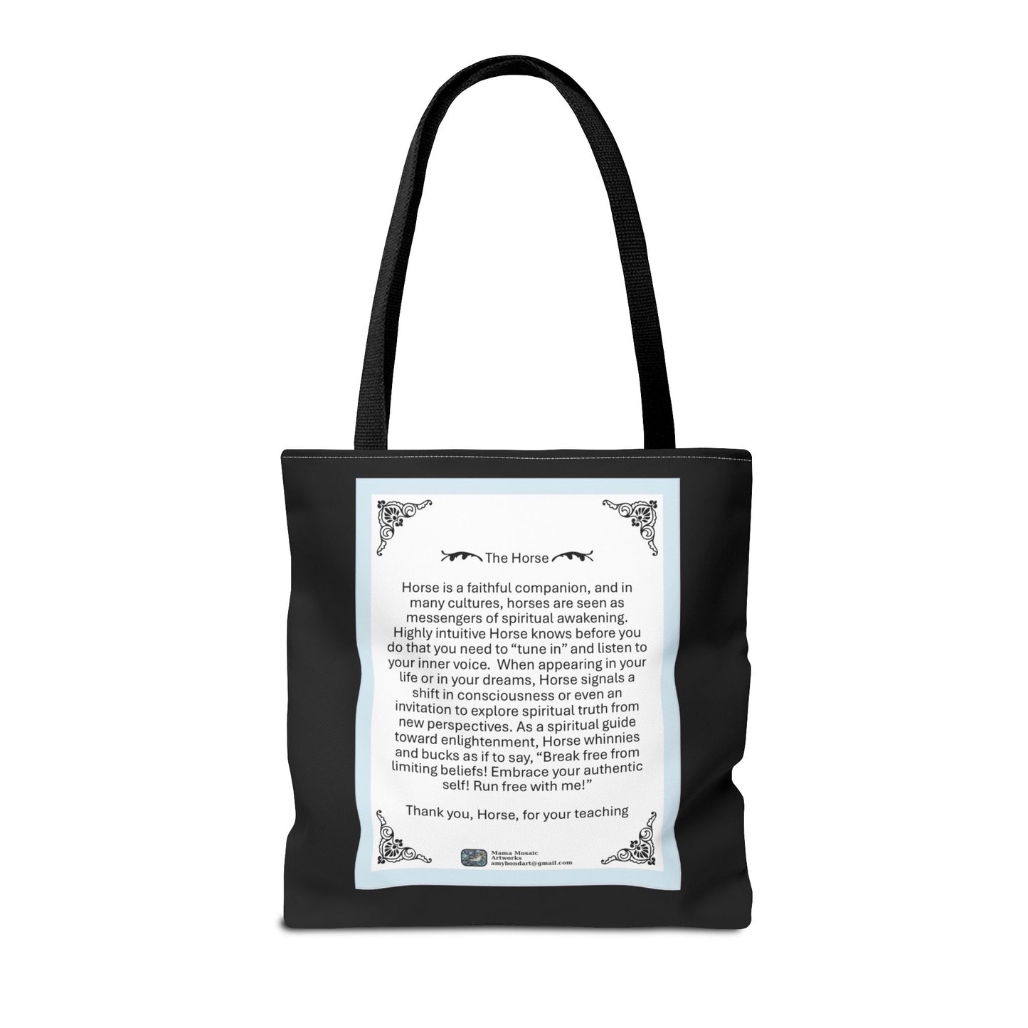 Tarot The Horse Tote Bag