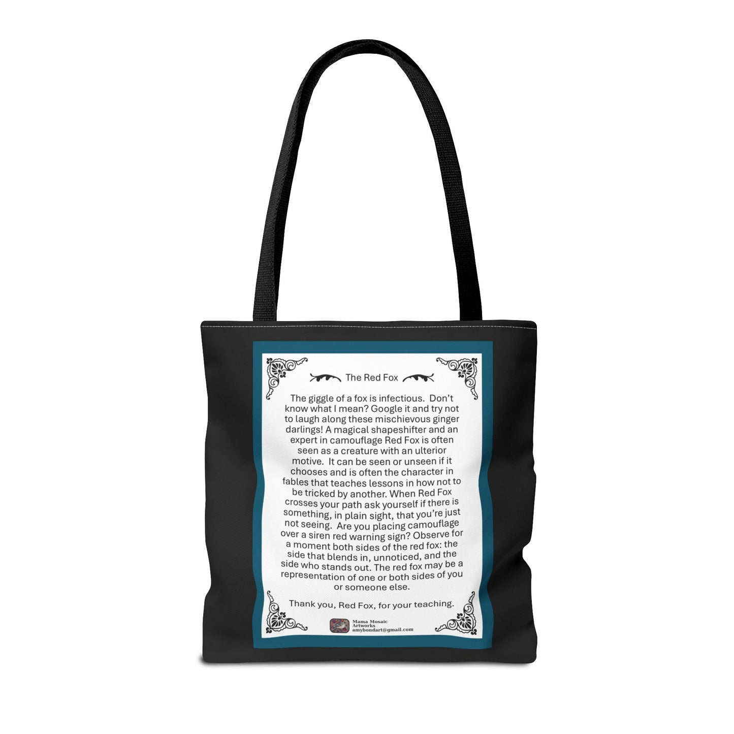 Tarot The Fox Tote Bag