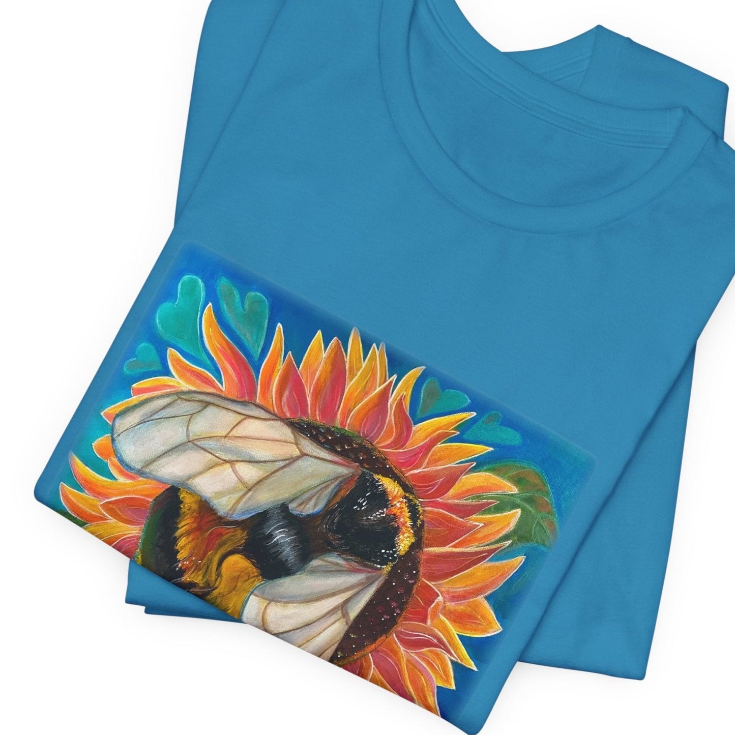 Bee Unisex TShirt - Bees Spread Love from Mama Mosaic Artworks