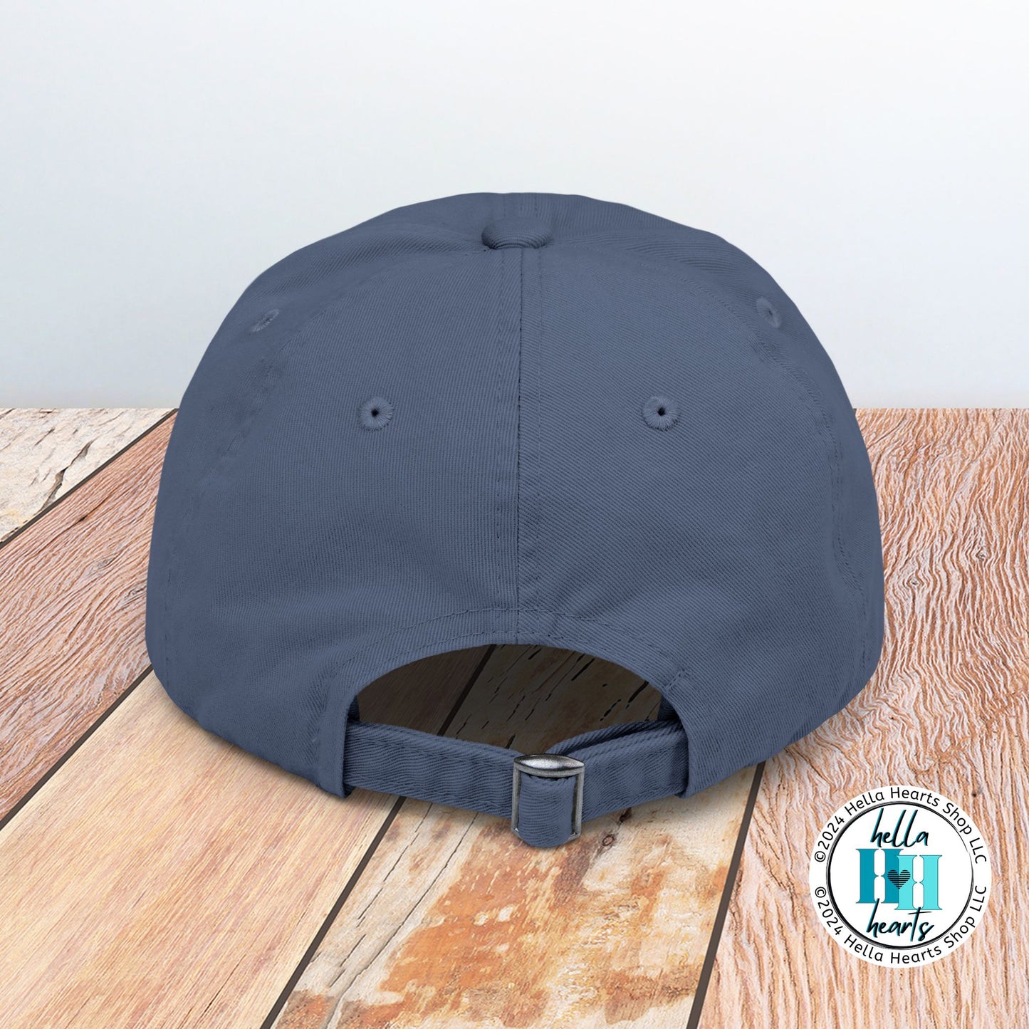 Queen of Hearts with Crown Distressed Cap - Adjustable