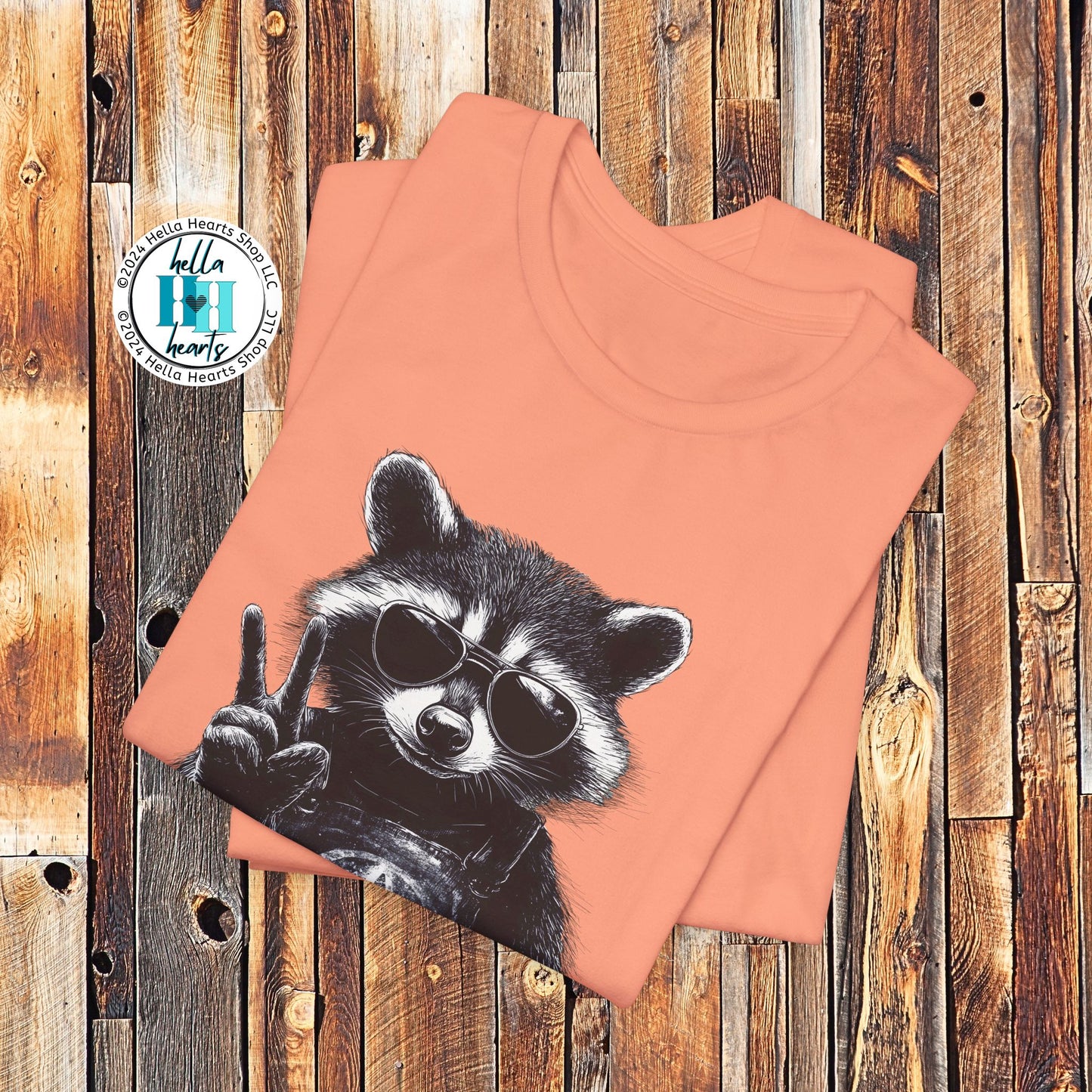 Anarchy Raccoon Shirt - Unisex Crew