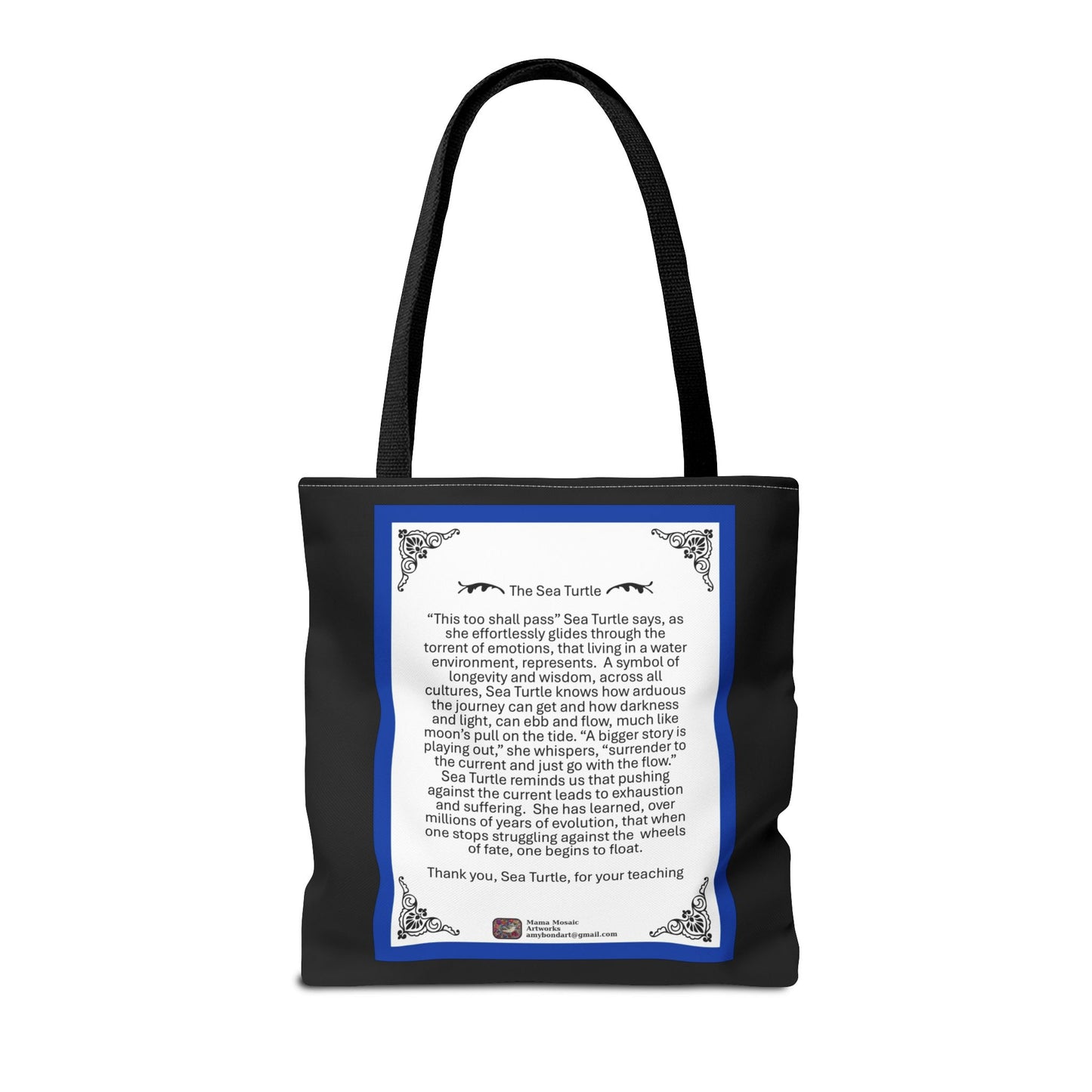 Tarot The Sea Turtle Tote Bag
