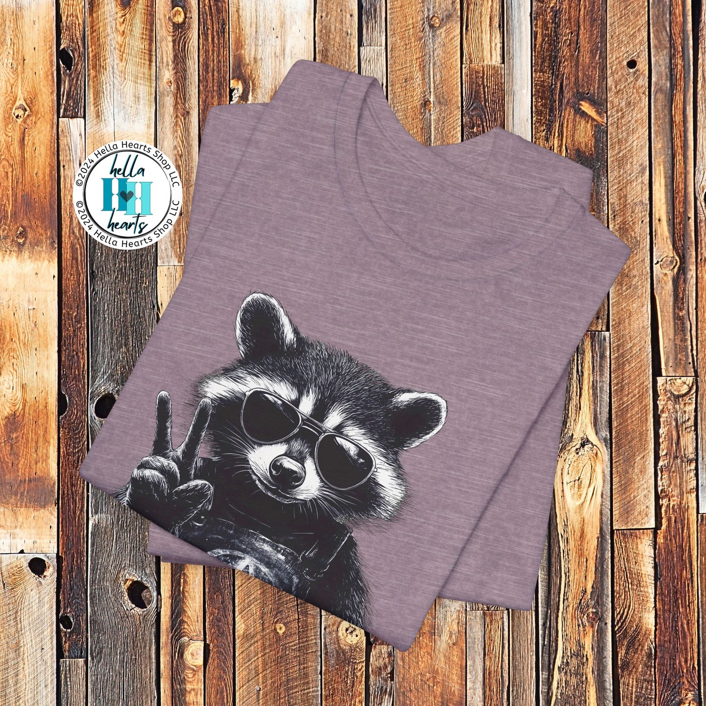 Anarchy Raccoon Shirt - Unisex Crew
