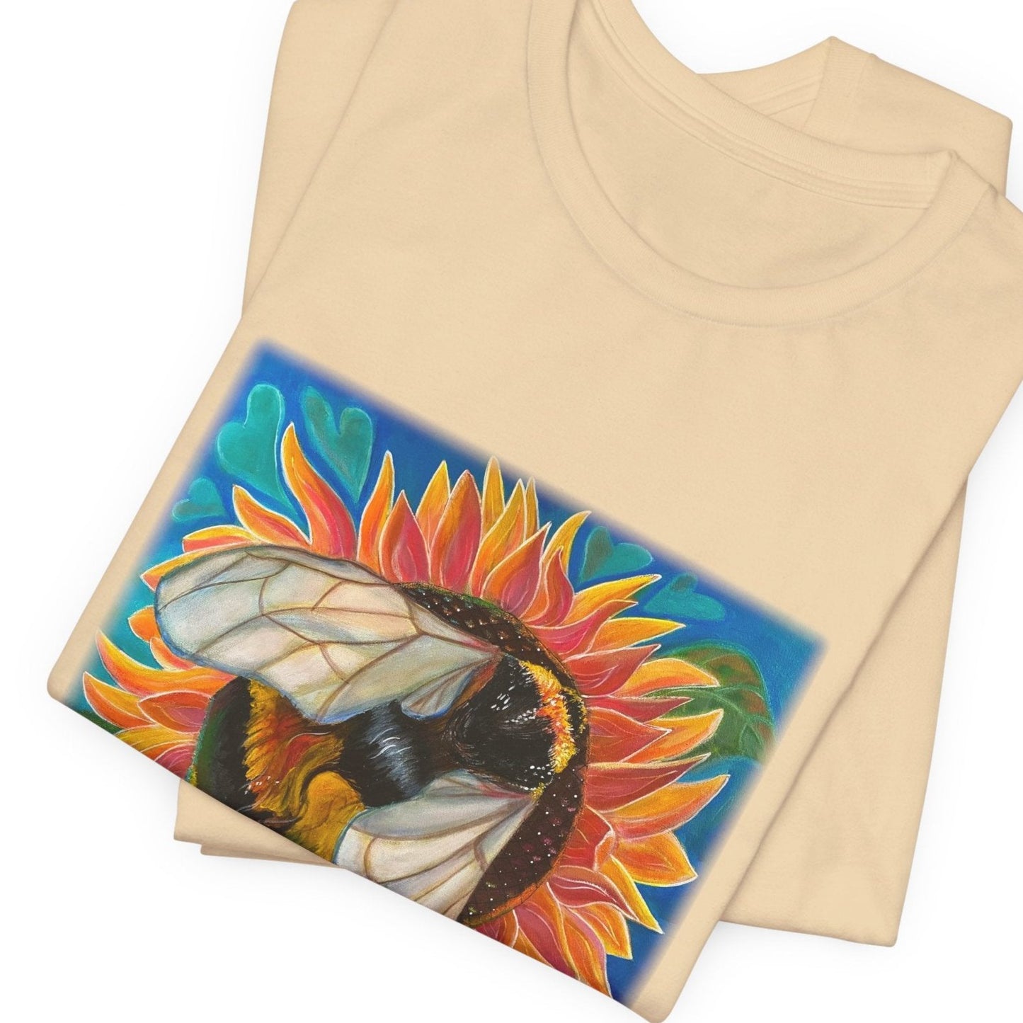 Bee Unisex TShirt - Bees Spread Love from Mama Mosaic Artworks