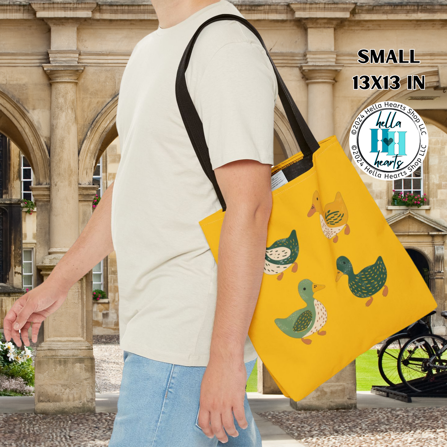 Ducks Tote Bag - Eugene Oregon Bag - Water Resistant Tote - 3 Sizes