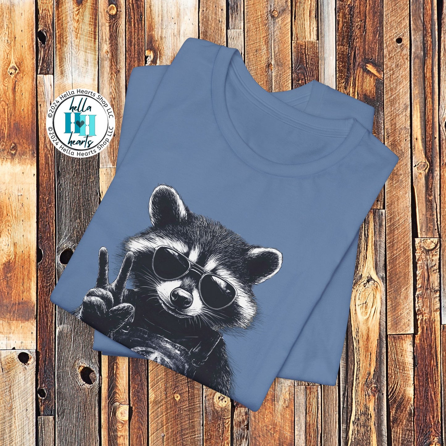 Anarchy Raccoon Shirt - Unisex Crew