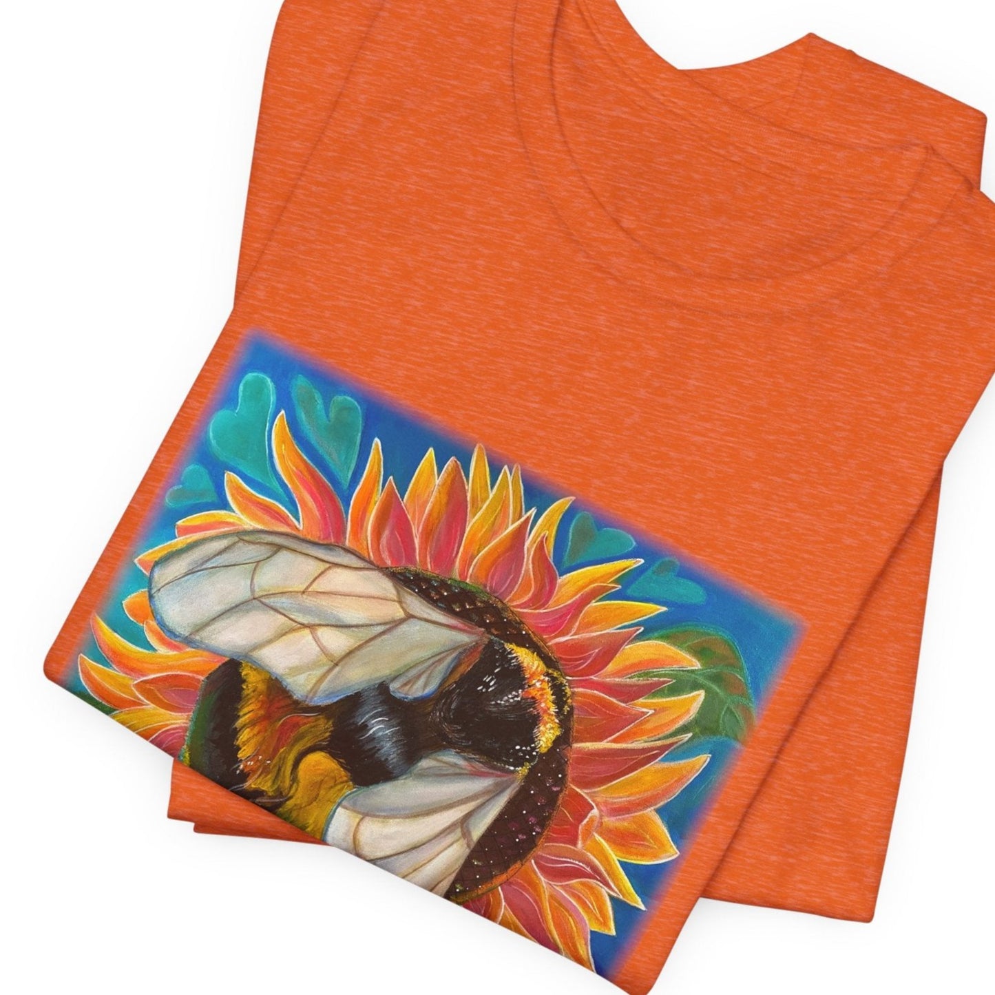 Bee Unisex TShirt - Bees Spread Love from Mama Mosaic Artworks