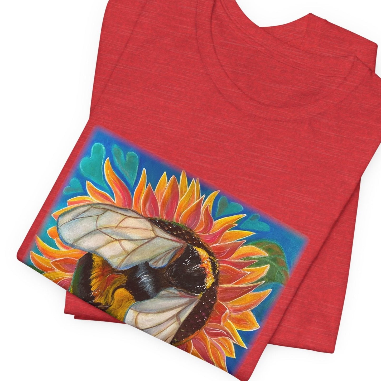 Bee Unisex TShirt - Bees Spread Love from Mama Mosaic Artworks
