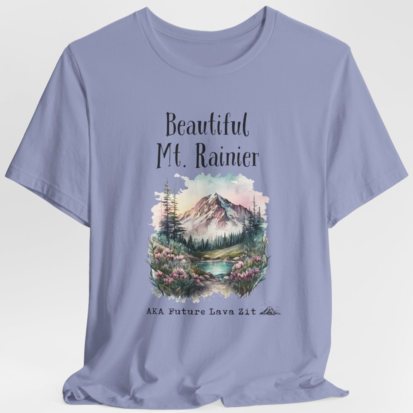 Mt Rainier TShirt Future Lava Zit Unisex Crew