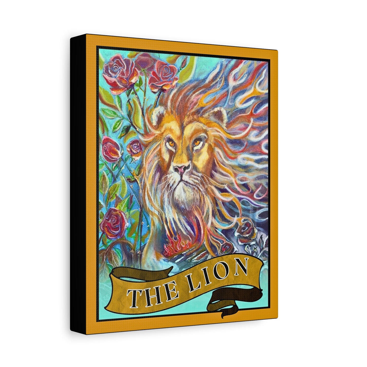 Tarot The Lion Canvas Wall Art