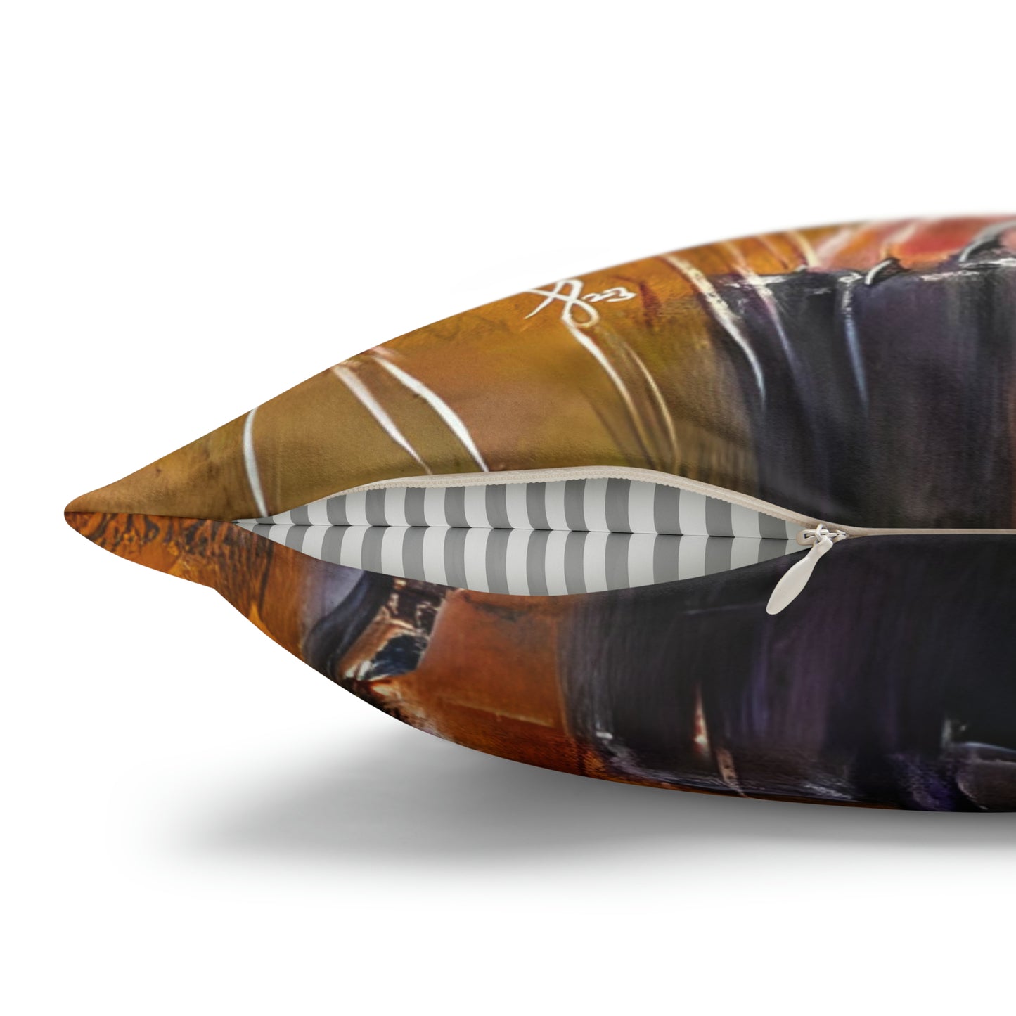 Plains Coyote Throw Pillow Cover - Faux Suede 3 Sizes - Lady of the Plains from Mama Mosaic Artworks