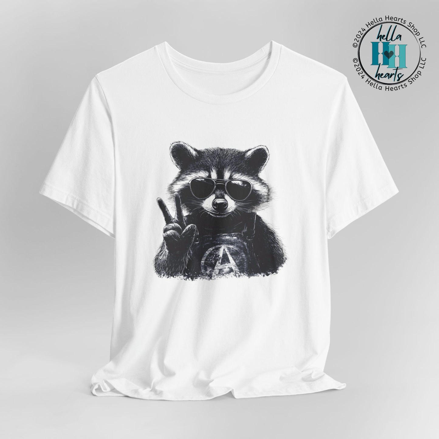 Anarchy Raccoon Shirt - Unisex Crew