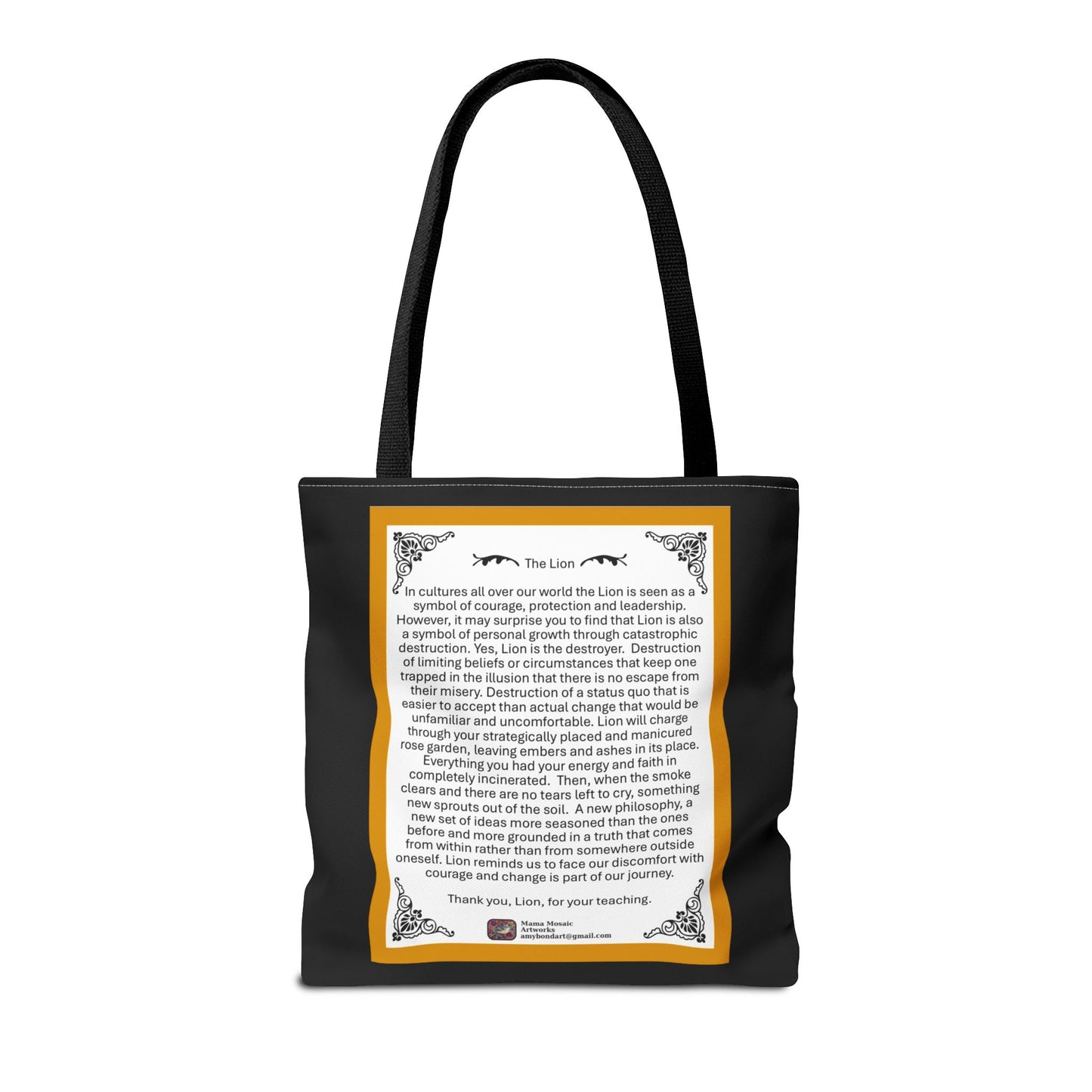 Tarot The Lion Tote Bag
