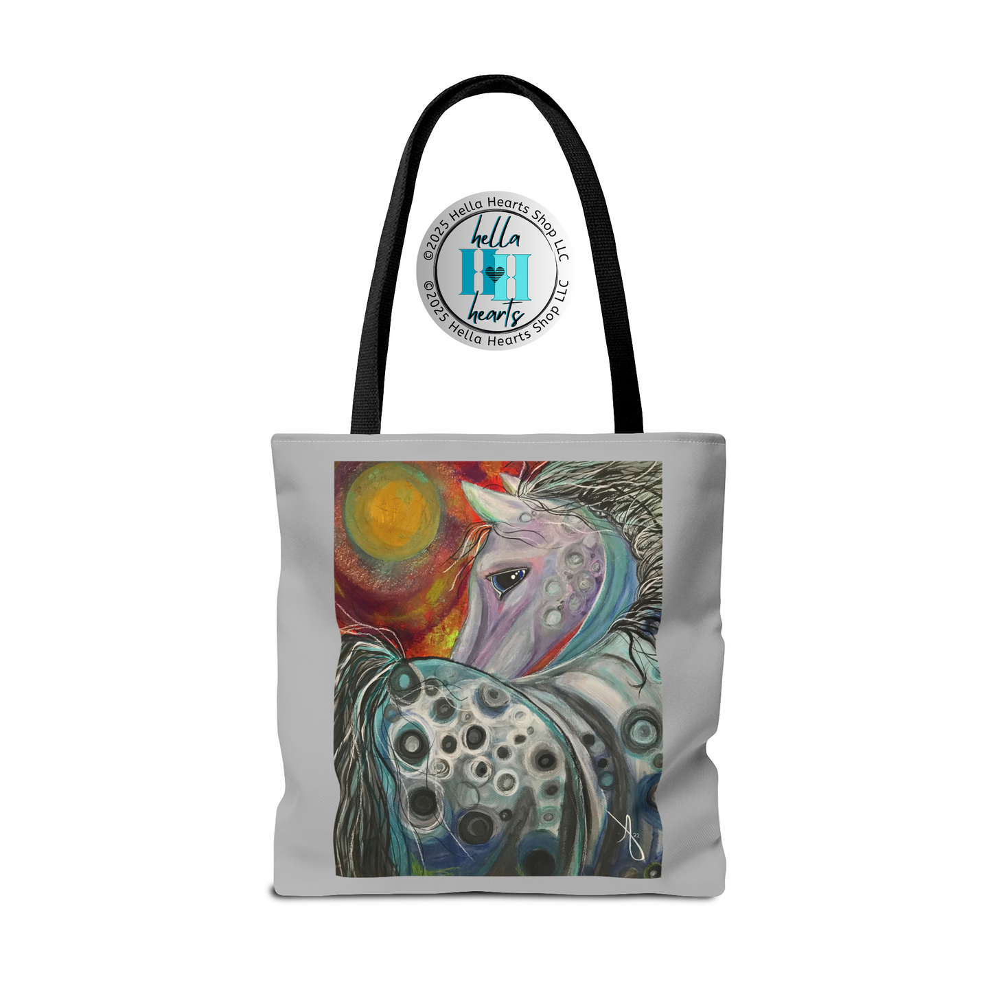Appaloosa Tote Bag - Original Art, Venus Appaloosa from Mama Mosaic Artworks - 3 Sizes