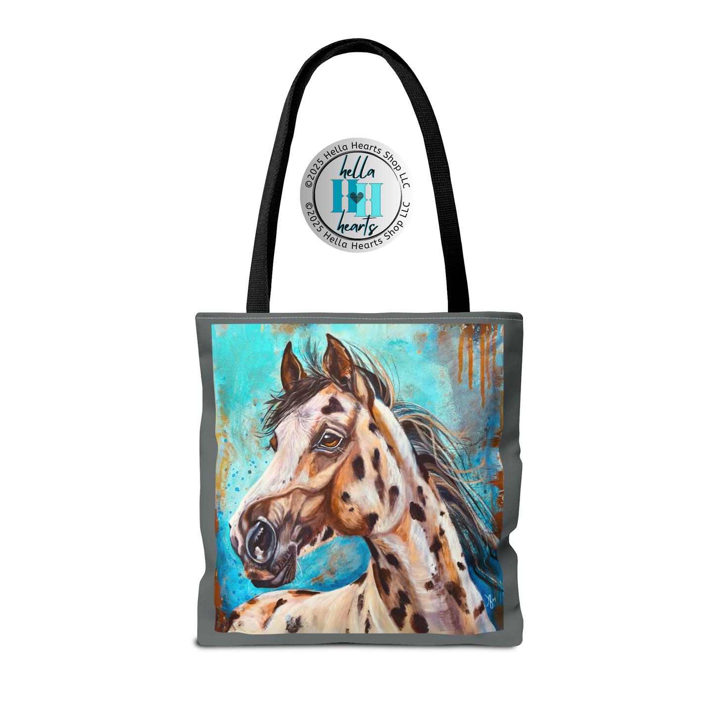 Appaloosa Horse Tote Bag - Original Art, Gypsy From Mama Mosaic Artworks - 3 Sizes
