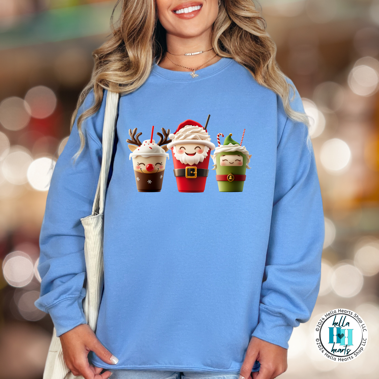 Christmas Coffee Sweatshirt - Unisex Crew