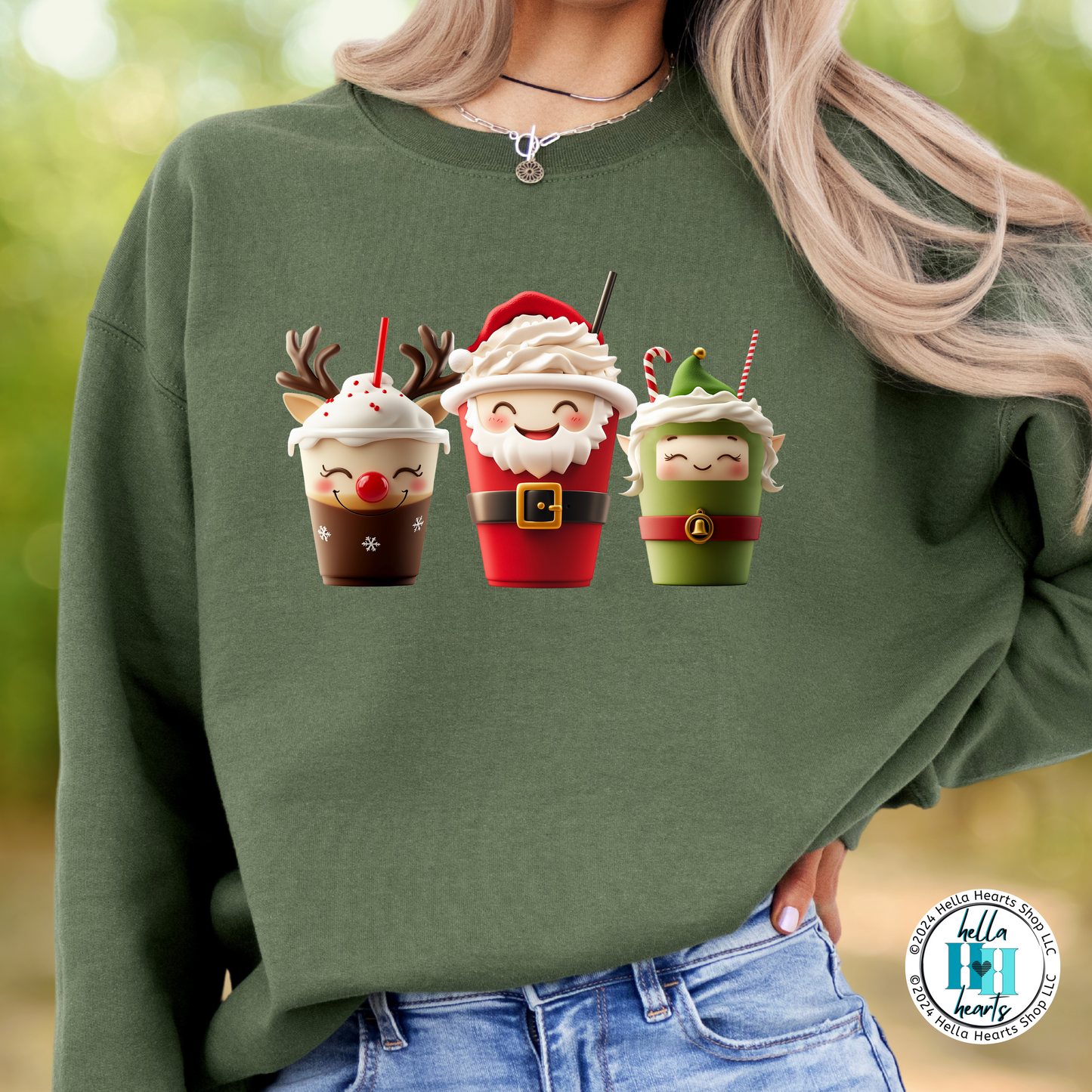 Christmas Coffee Sweatshirt - Unisex Crew