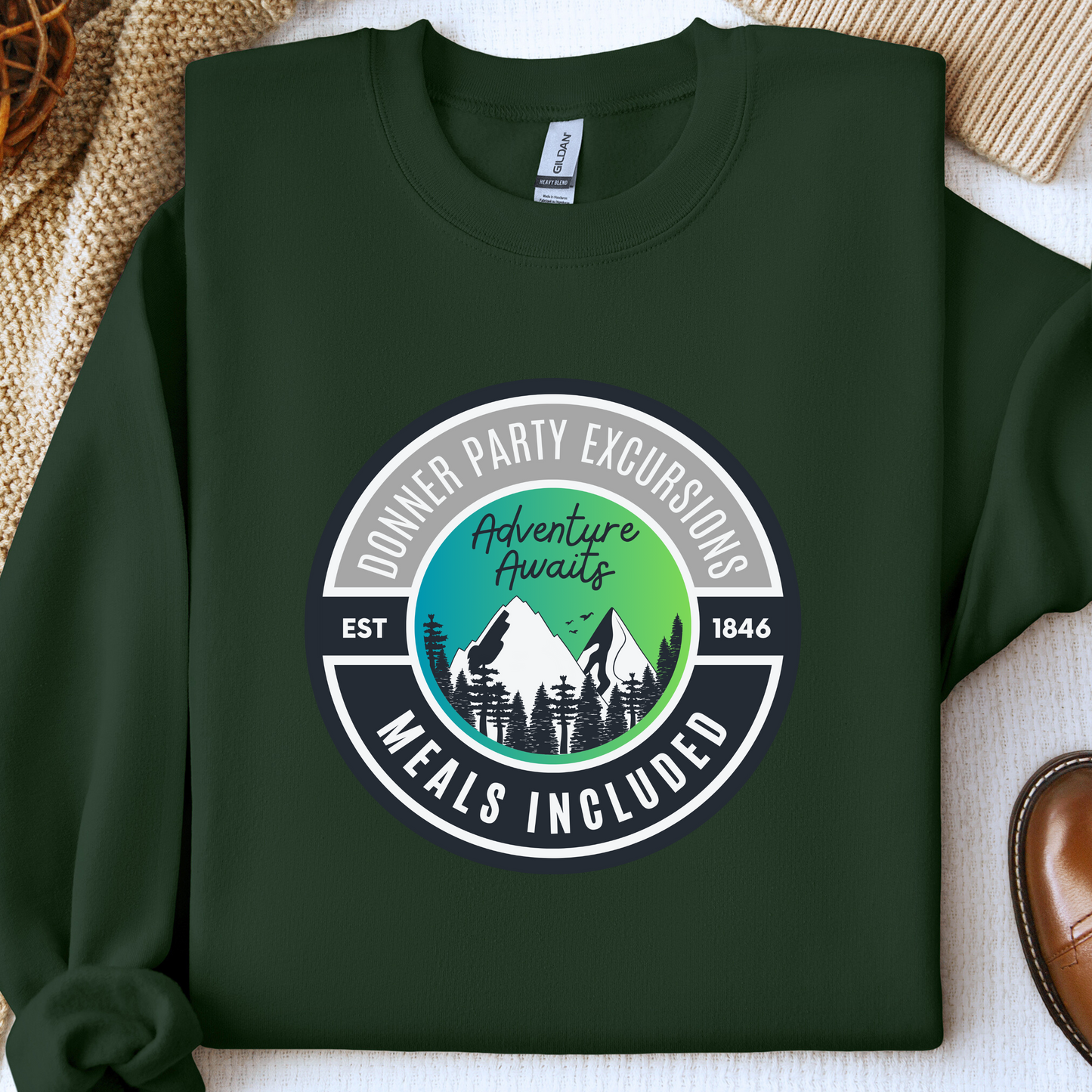 Sweatshirt - Donner Party Excursions Unisex Crewneck