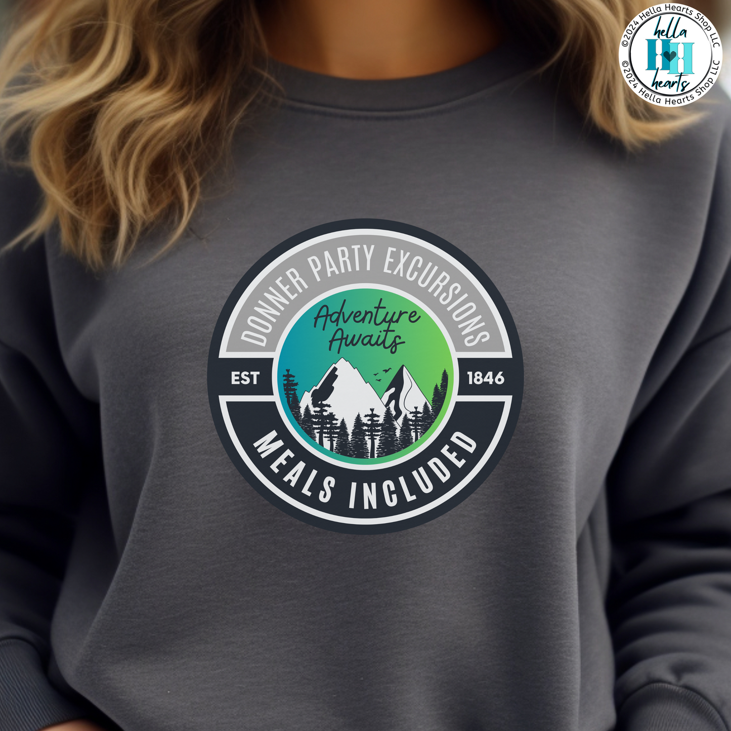 Sweatshirt - Donner Party Excursions Unisex Crewneck