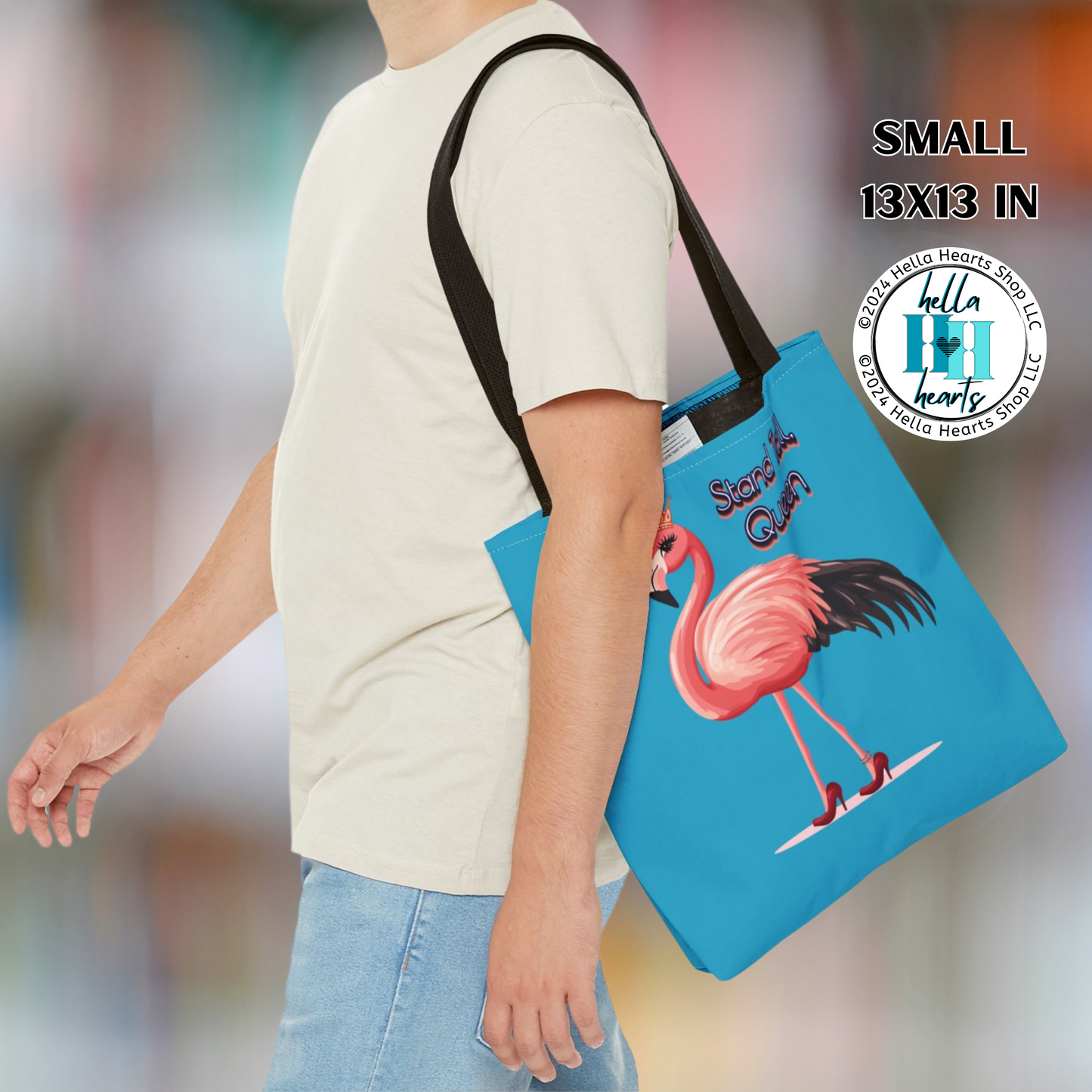 Flamingo Tote Bag - Water Resistant Tote 3 Sizes