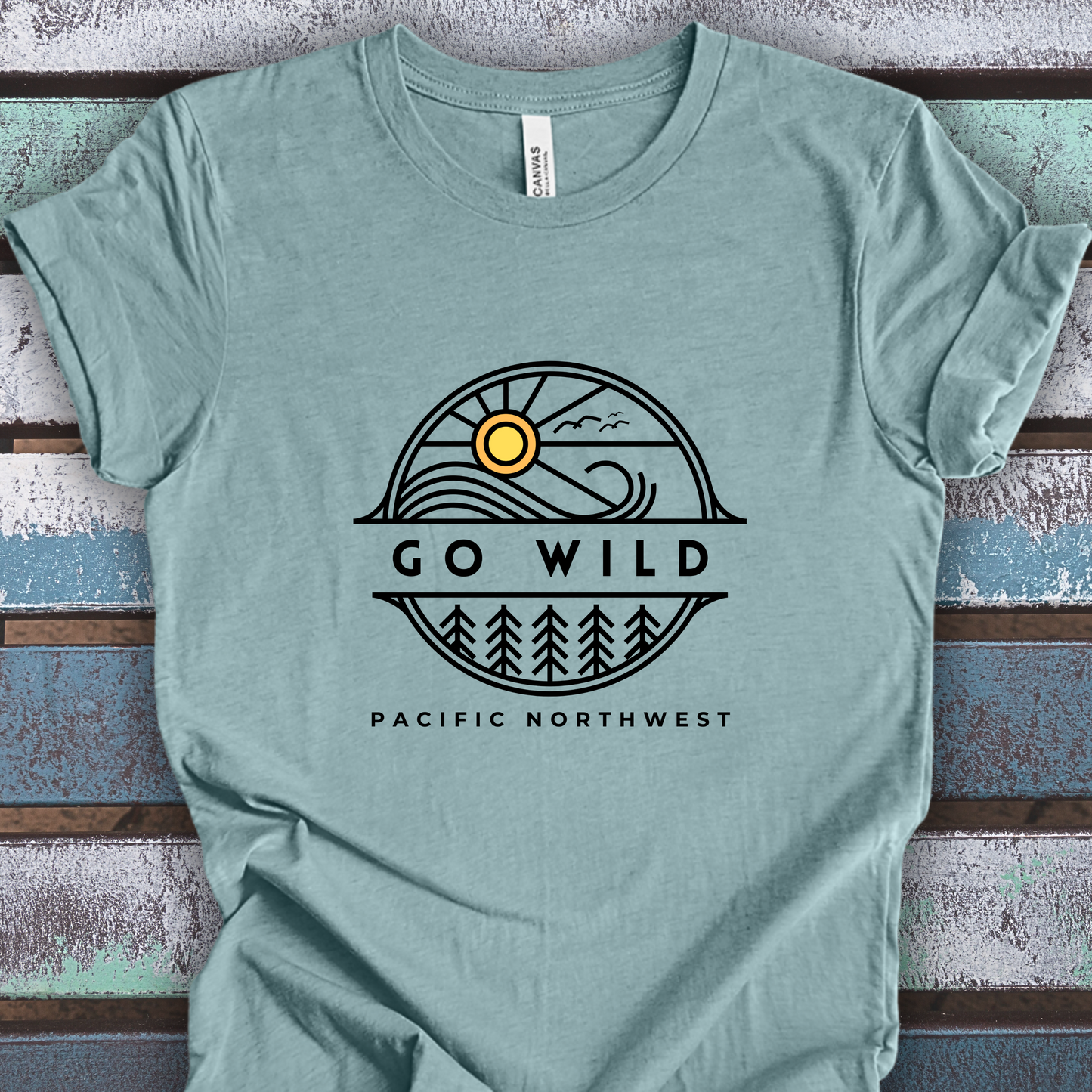 Adventure Shirt - Go Wild PNW Unisex Crew