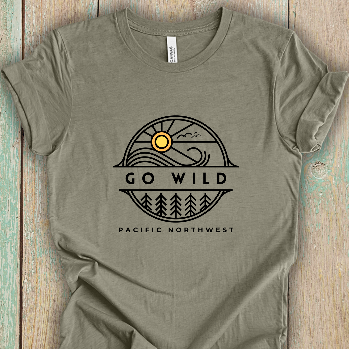 Adventure Shirt - Go Wild PNW Unisex Crew