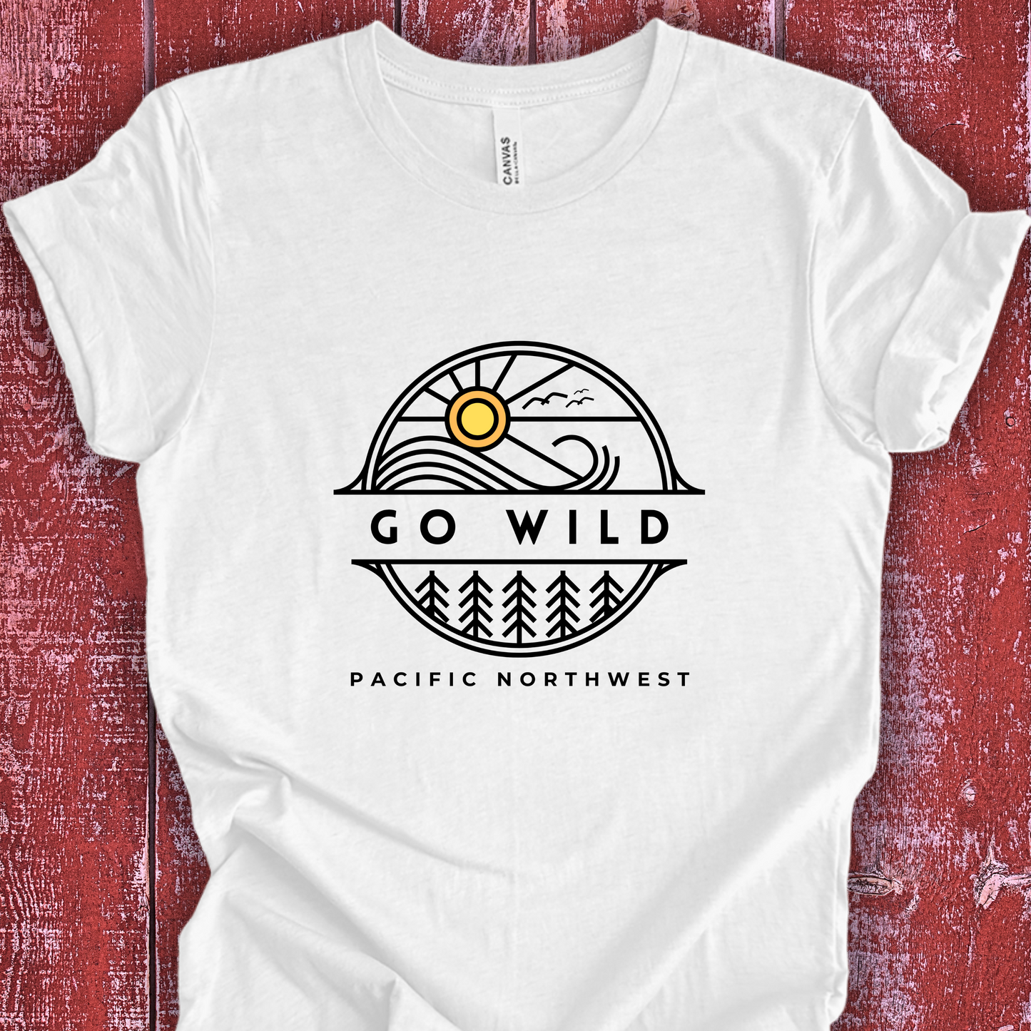 Adventure Shirt - Go Wild PNW Unisex Crew