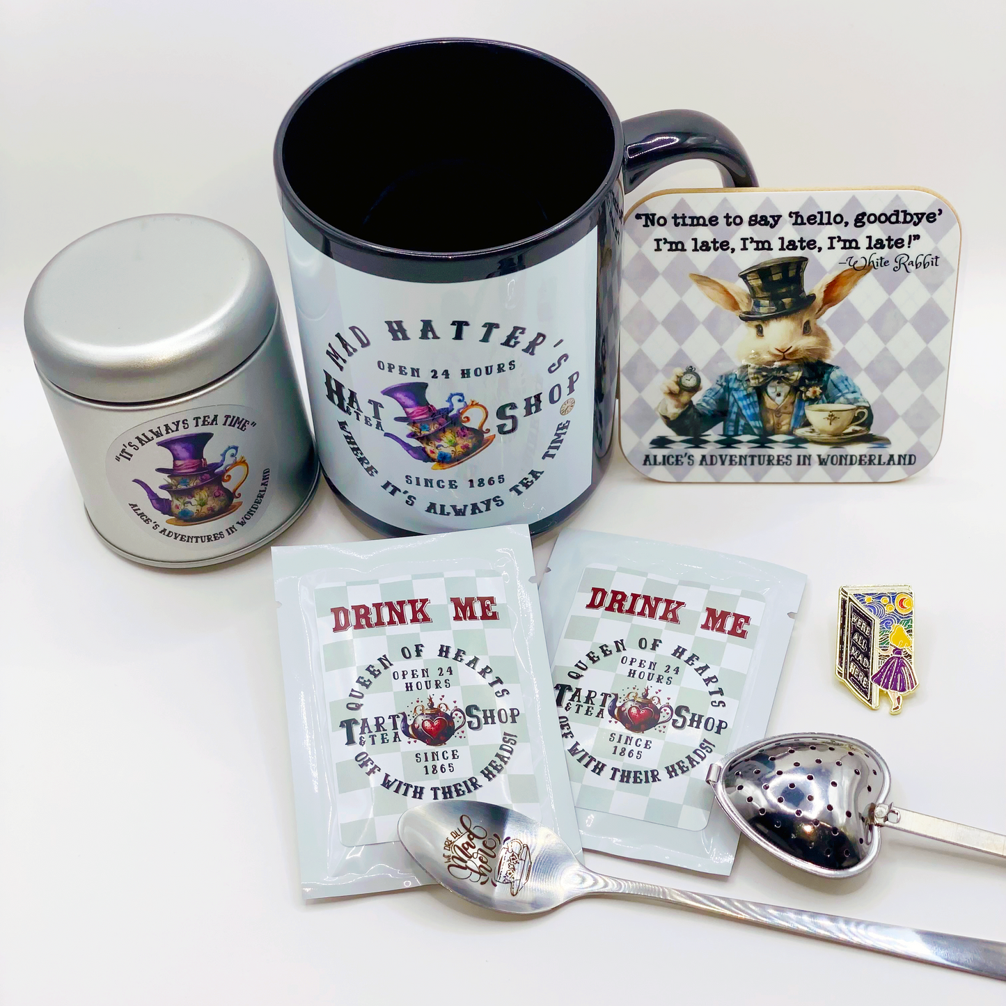 Tea Gift Box, Alice in Wonderland Theme, Spot of Tea Gift Set