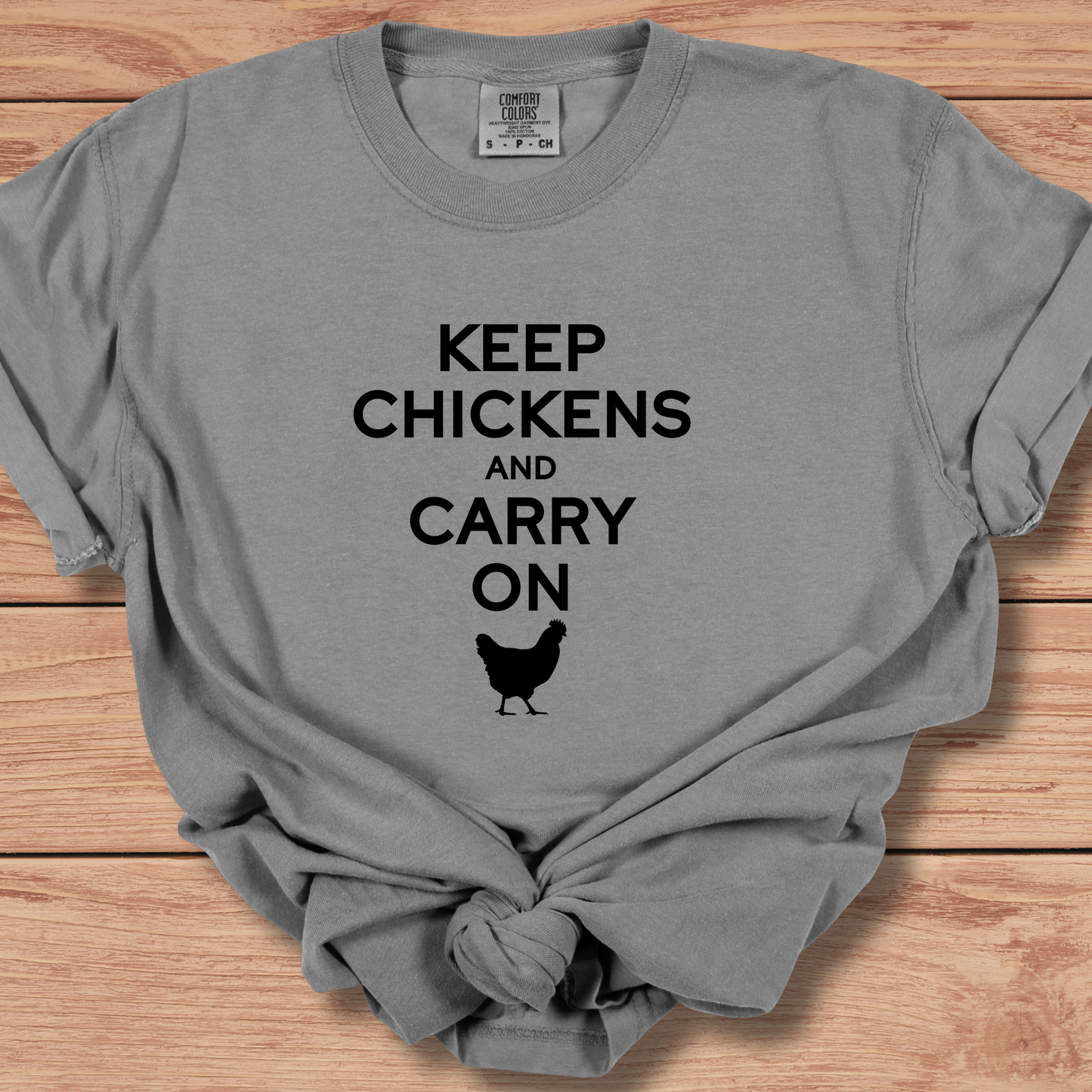 Keep Chickens and Carry On Comfort Colors Unisex TShirt