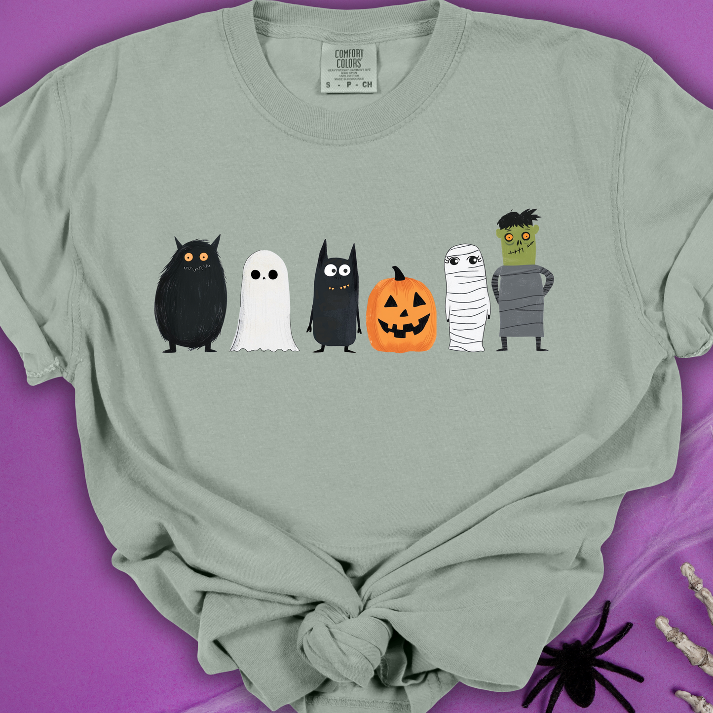 Spooky Monster Family TShirt - Comfort Colors Unisex Crew