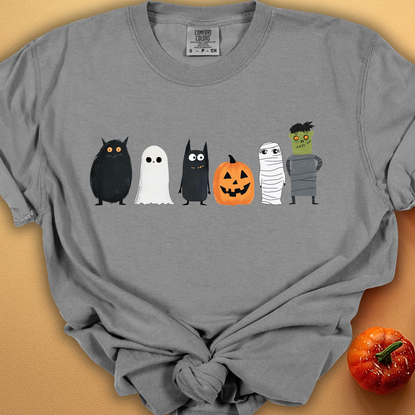 Spooky Monster Family TShirt - Comfort Colors Unisex Crew