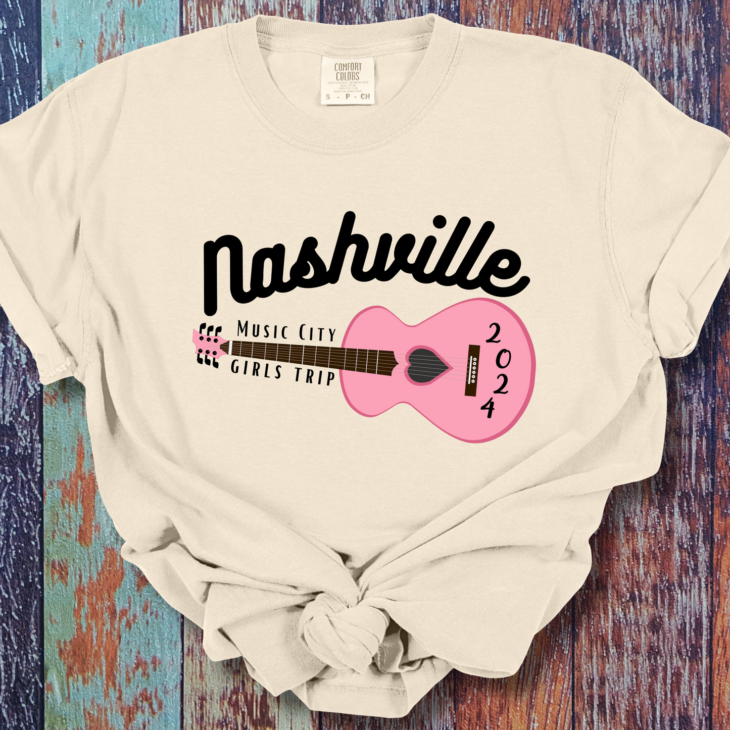 Nashville 2024 Girls Trip Comfort Colors Unisex TShirt