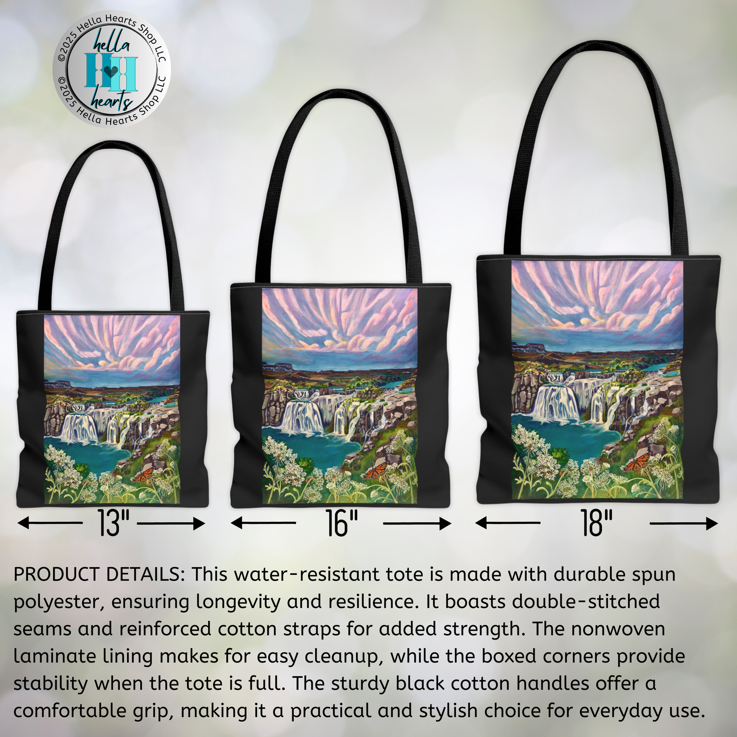 Shoshone Falls Idaho Tote Bag - from Mama Mosaic Artworks
