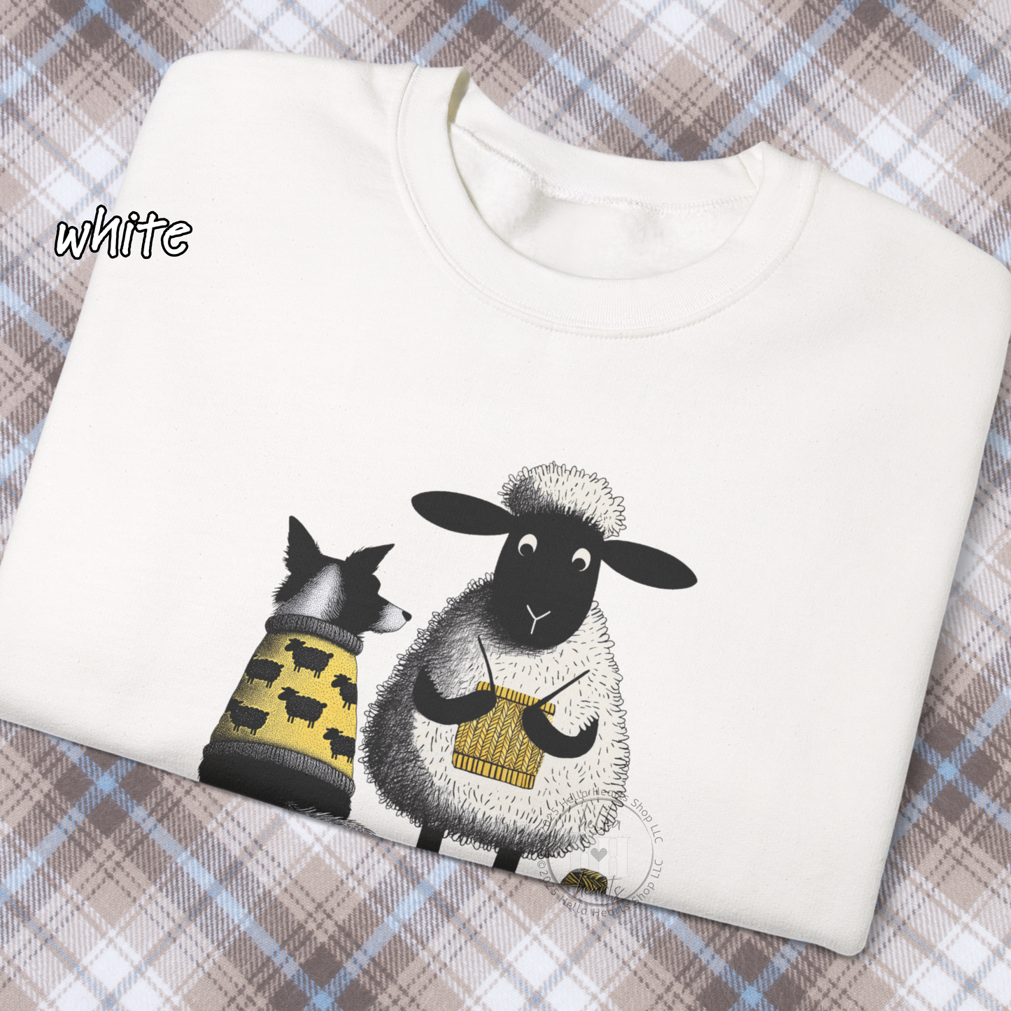 Bordie Collie and Sheep Sweatshirt