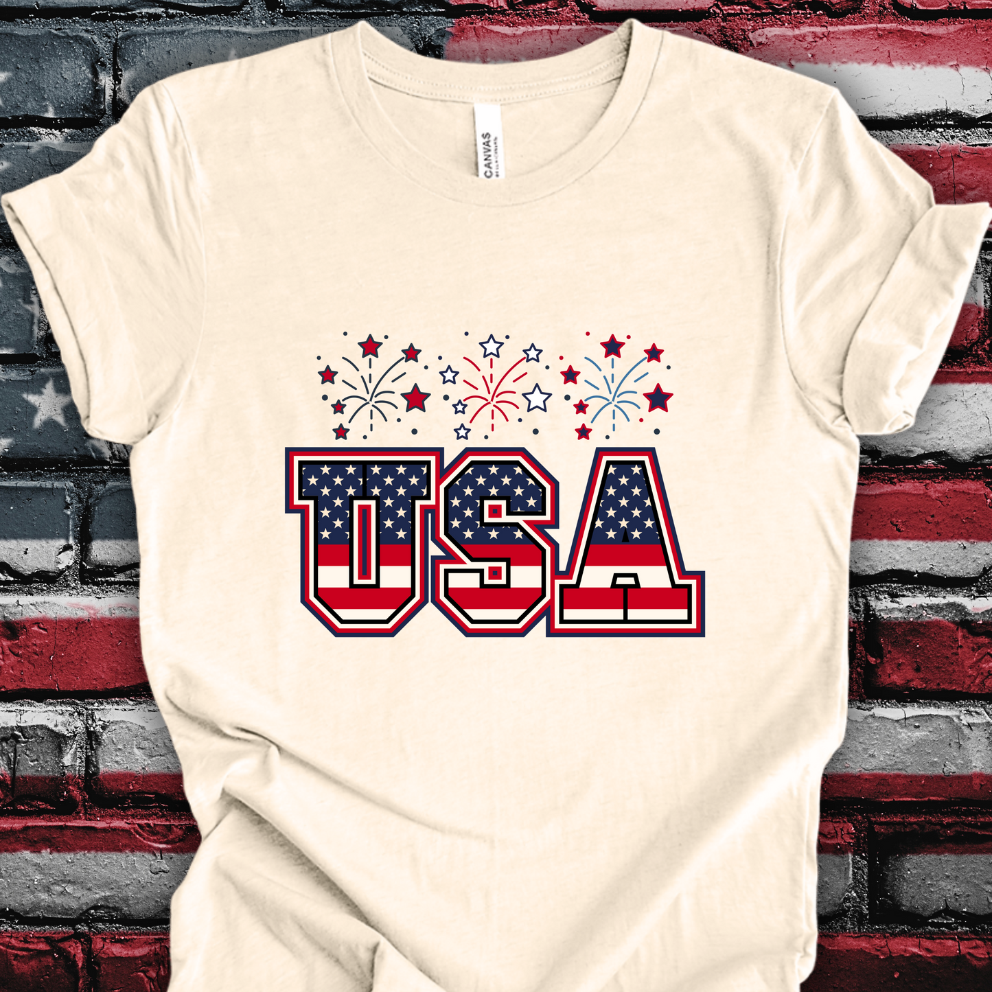 USA Fireworks July 4th Unisex TShirt