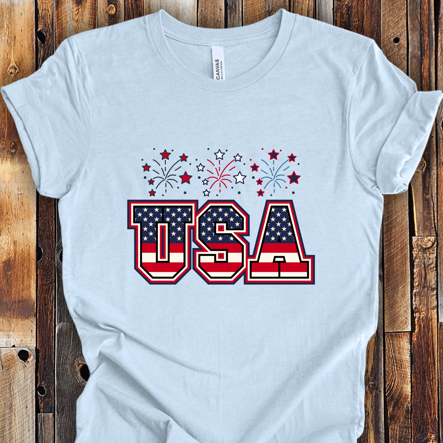 USA Fireworks July 4th Unisex TShirt