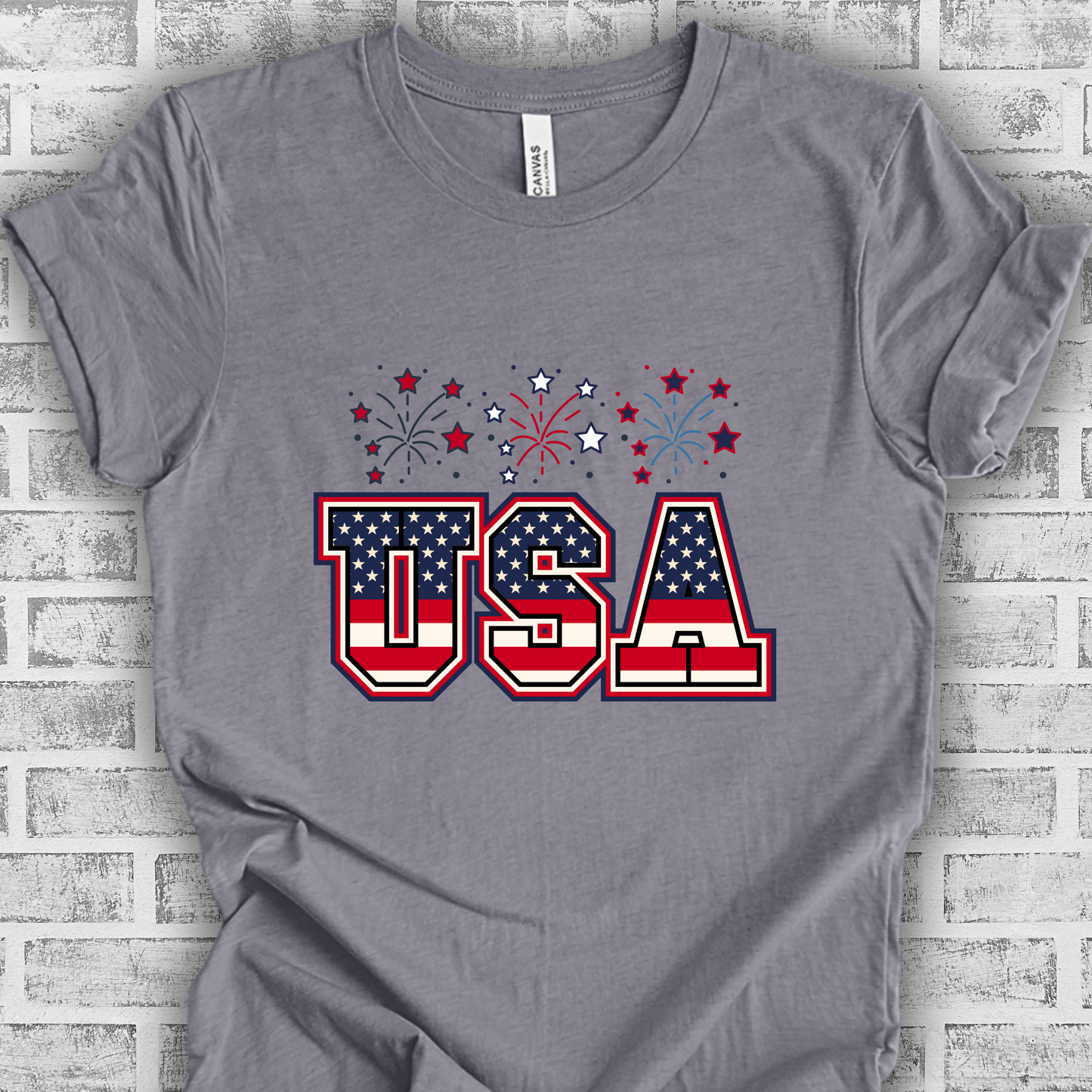 USA Fireworks July 4th Unisex TShirt