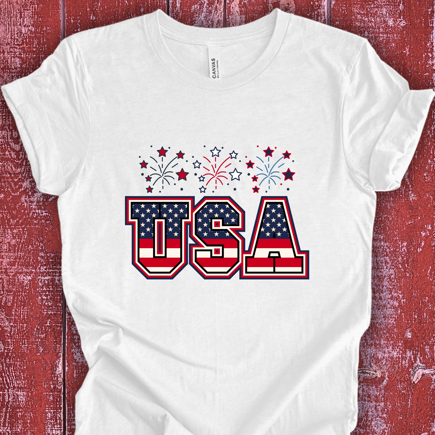 USA Fireworks July 4th Unisex TShirt