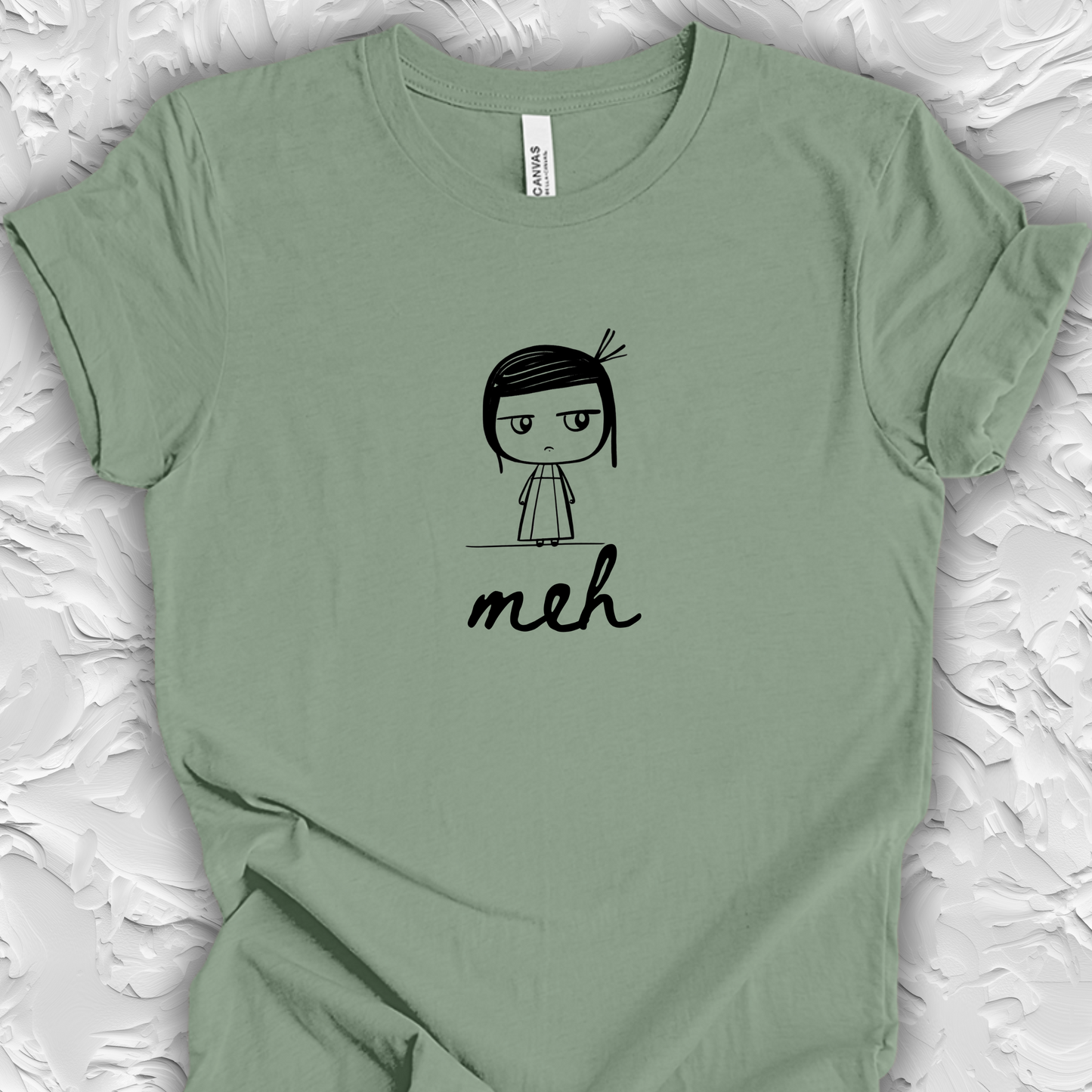 Unhinged Girl Shirt - Meh Attitude - Unisex Crew