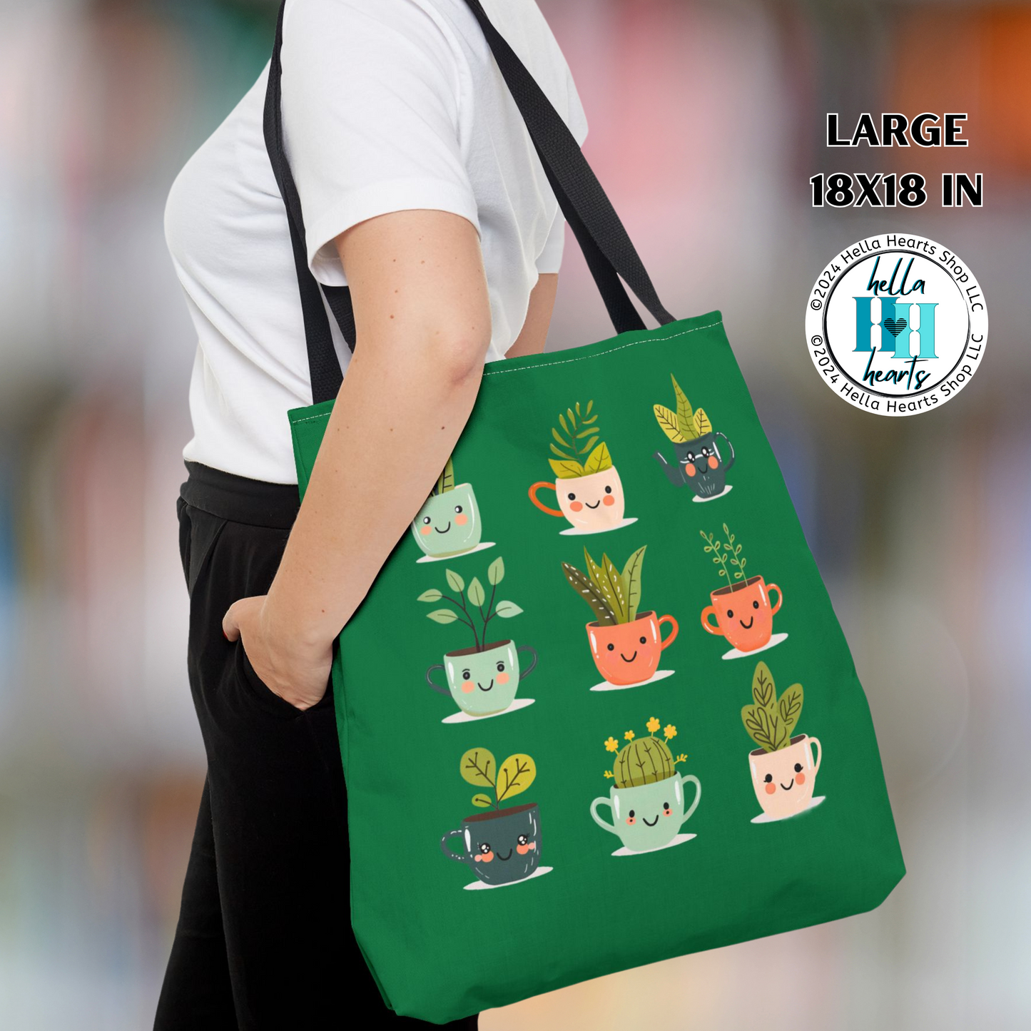 Plant Lover Tote Bag - Water Resistant Tote 3 Sizes