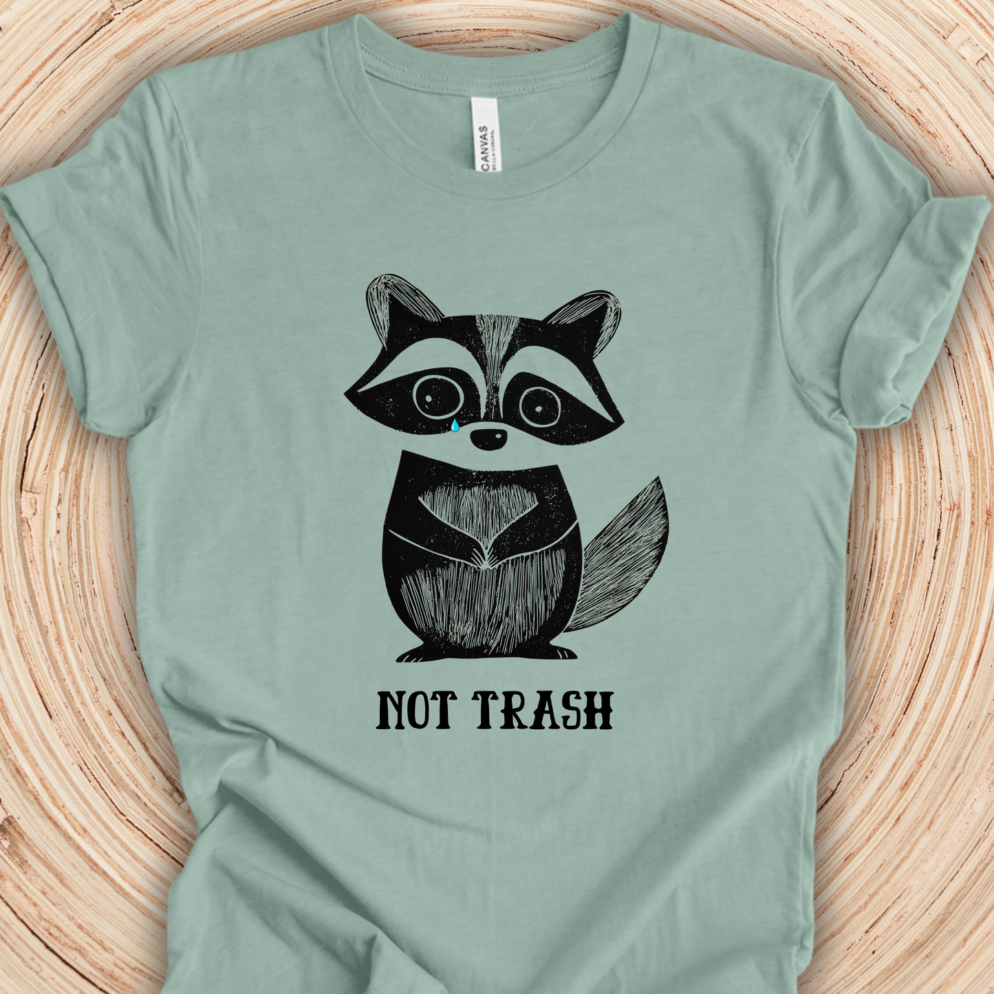 Feral Raccoon Shirt - Funny Not Trash - Unisex Crew