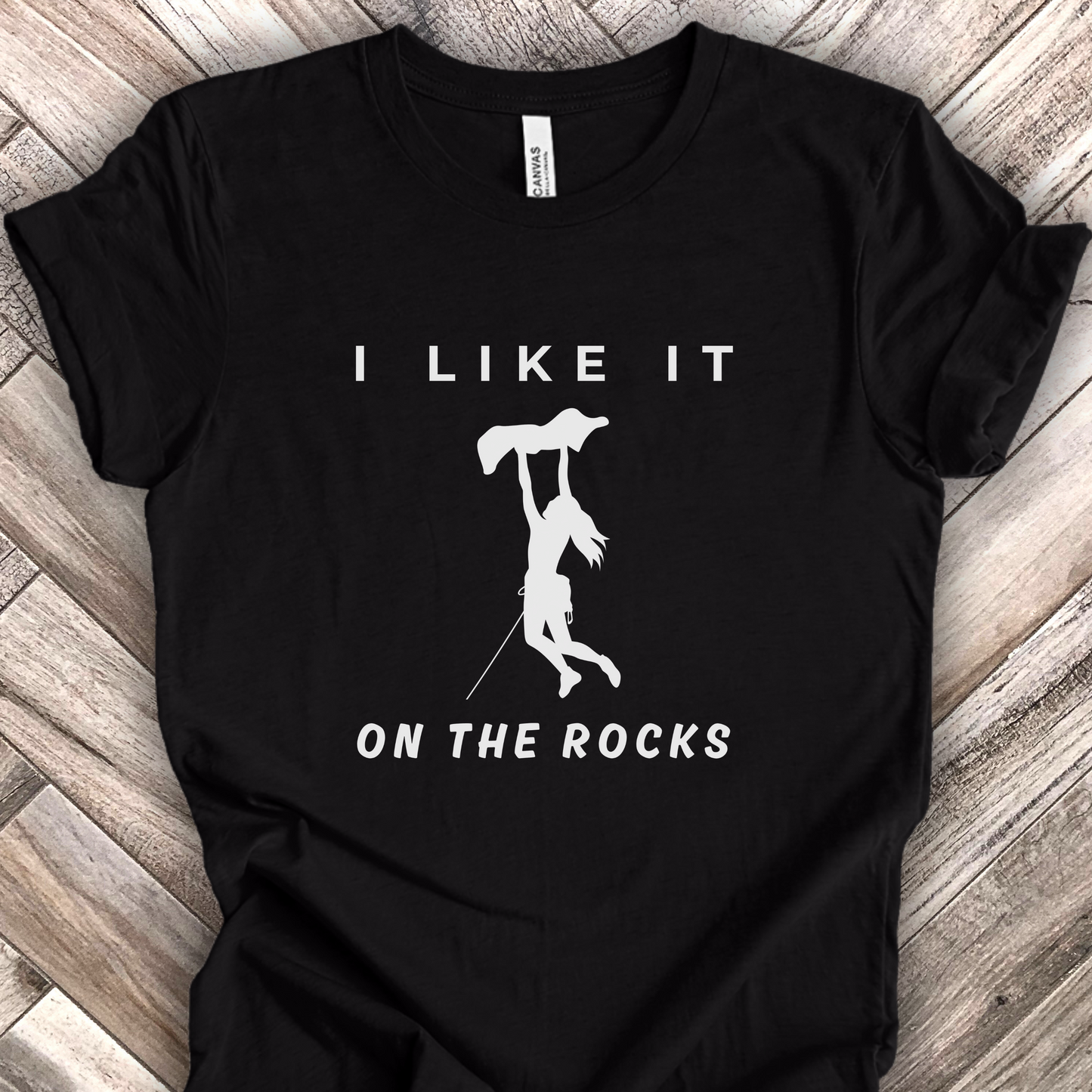 On the Rocks, Rock Climbing Unisex TShirt