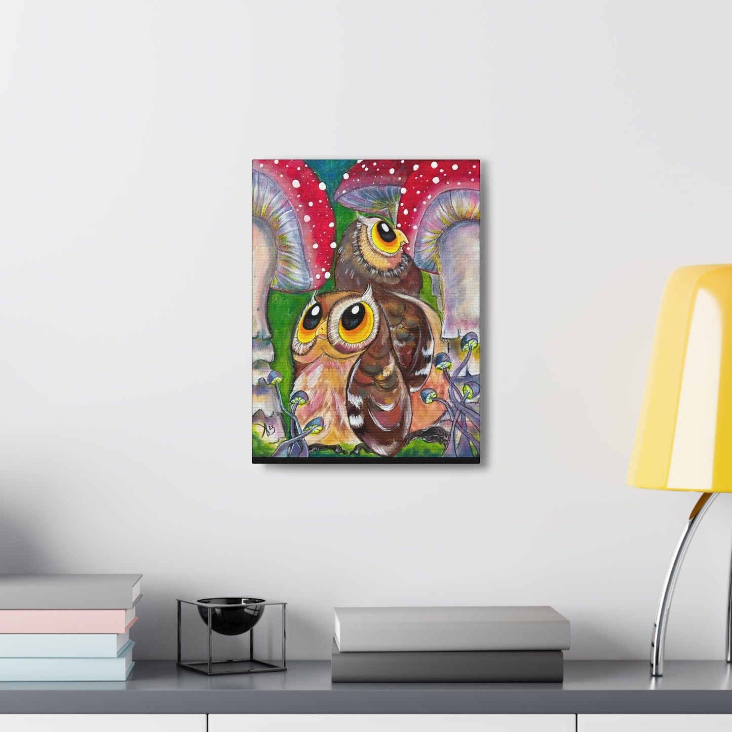 Fine Art Canvas - Lost in Shroomtasia from Mama Mosaic Artworks