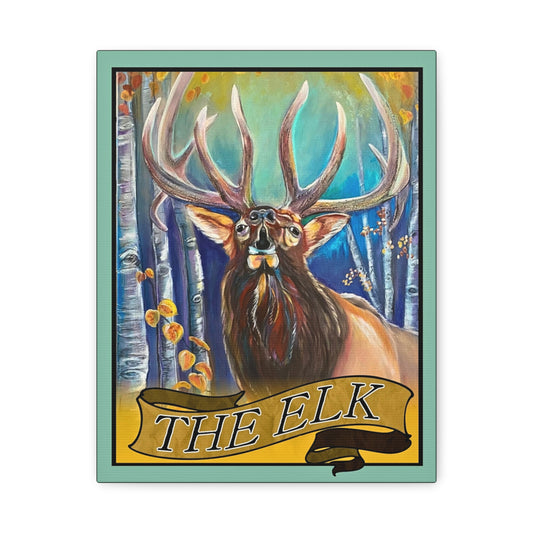 Tarot The Elk Canvas Wall Art