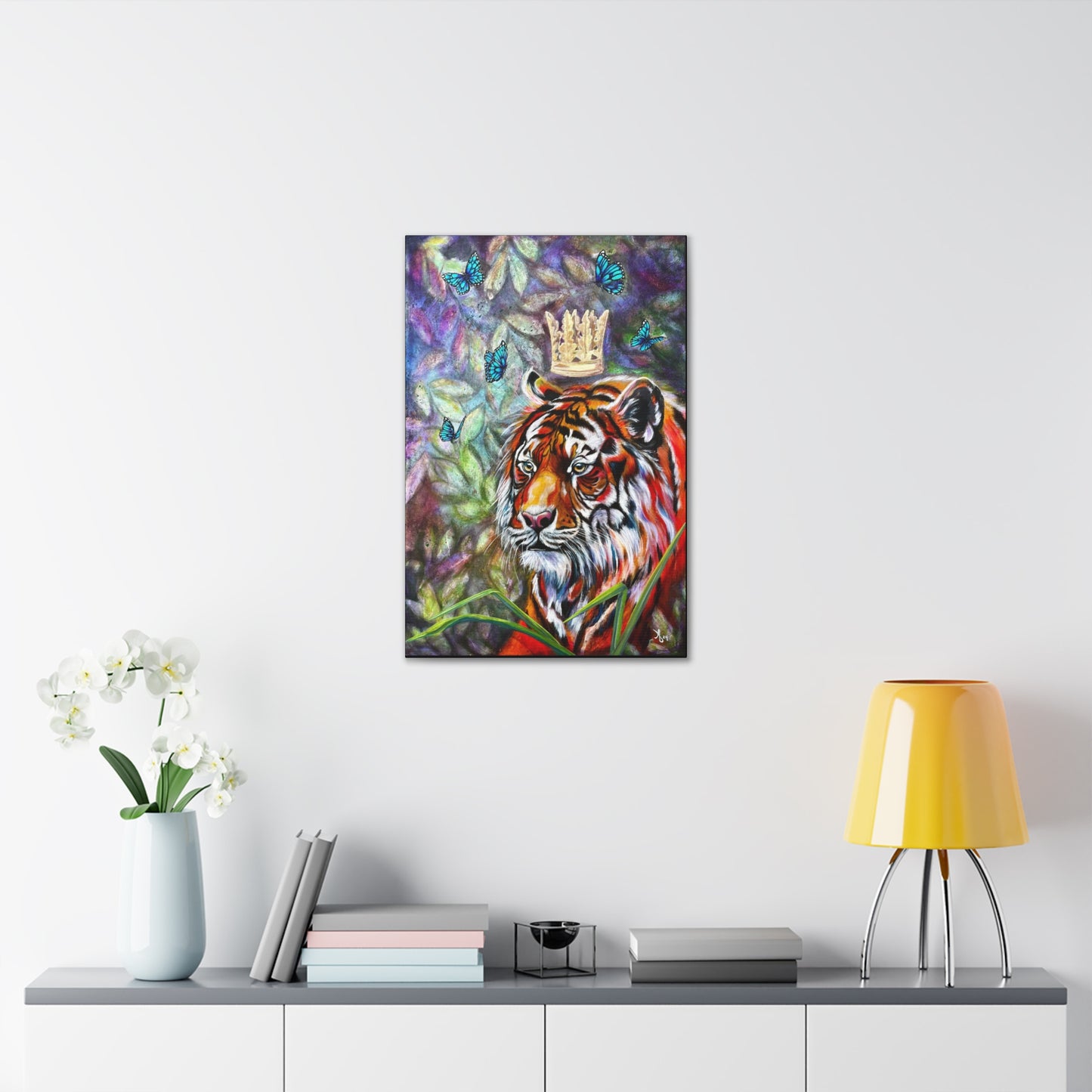 Canvas Wall Art - Tiger from Mama Mosaic Artworks