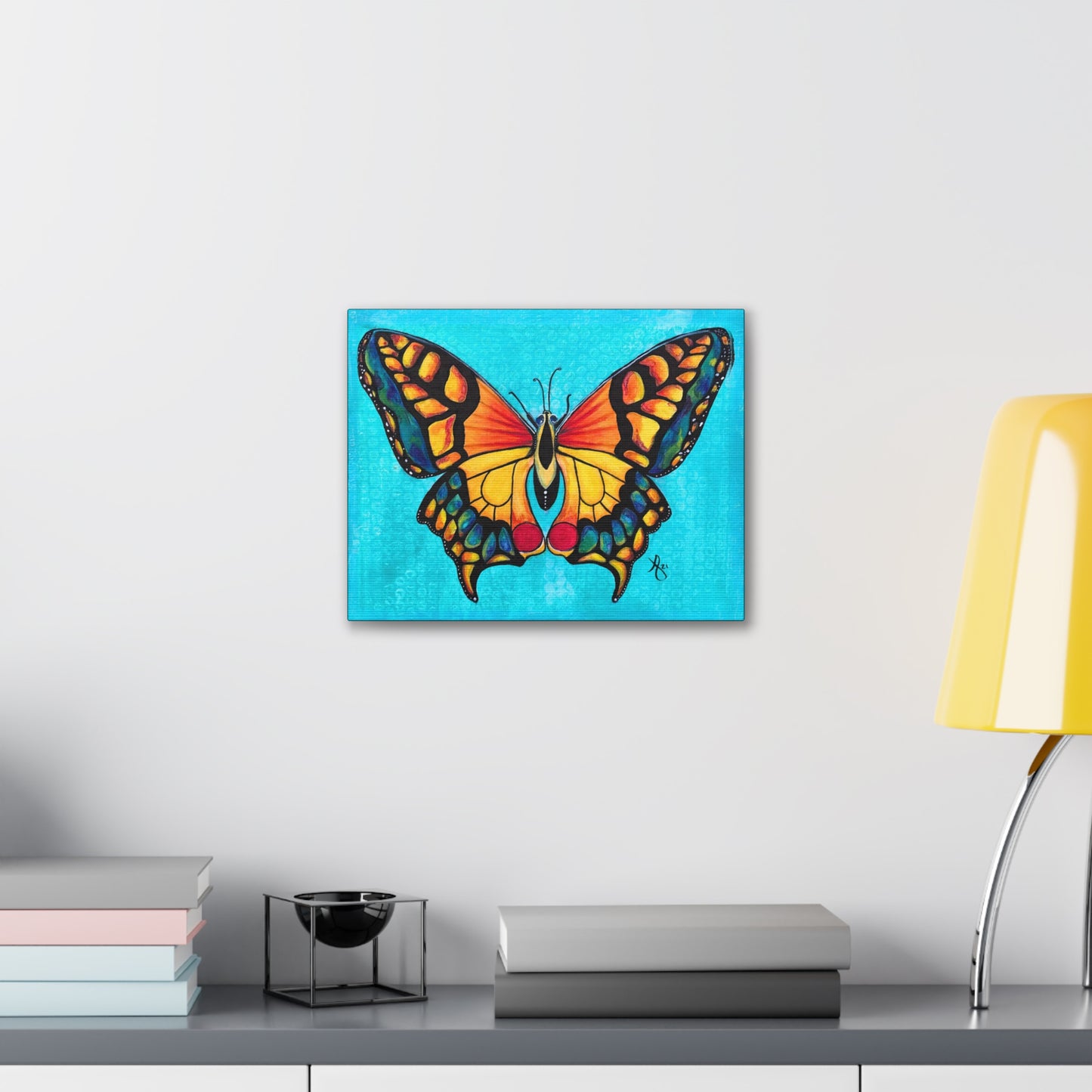 Canvas Wall Art - Portrait of a Butterfly from Mama Mosaic Artworks