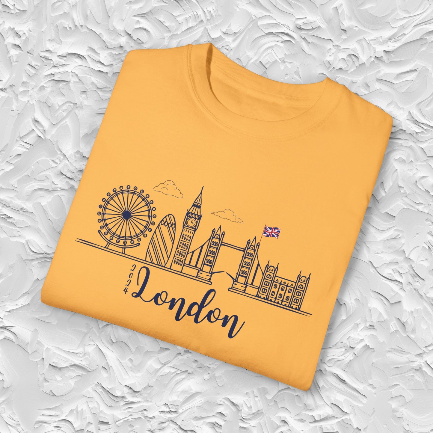 London Cityscape 2024 Trip Comfort Colors Unisex TShirt