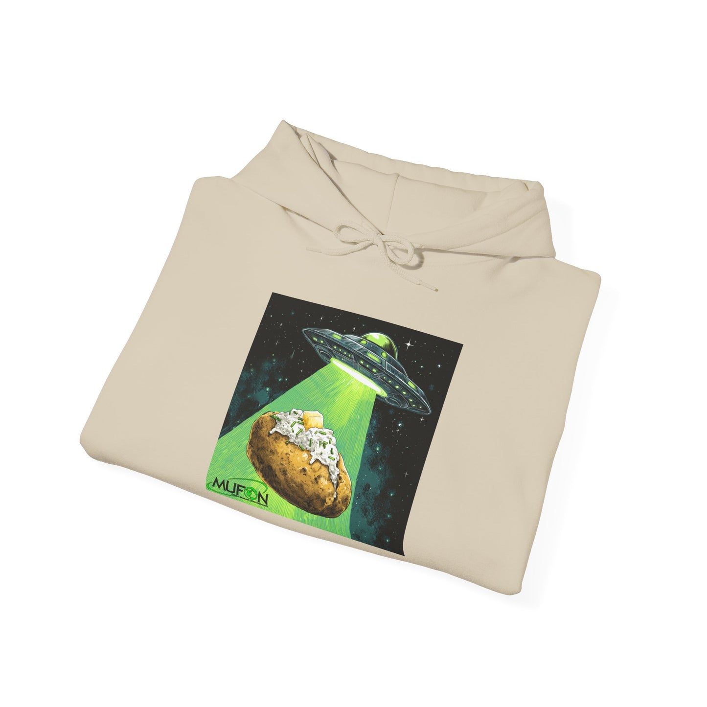 MUFON Idaho Baked Potato UFO Hooded Sweatshirt, Unisex